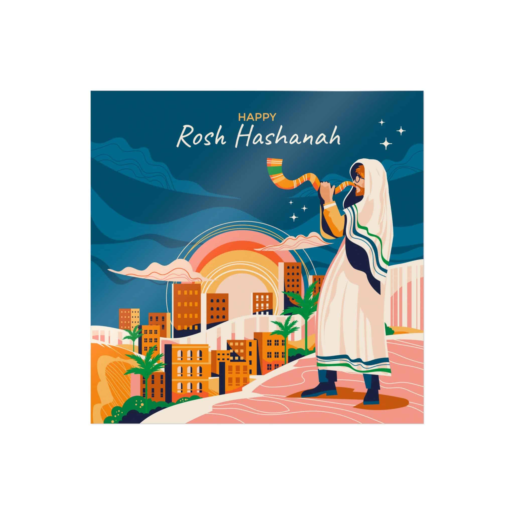Happy Rosh Hashanah Die Cut Stickers Dtf - Image 13