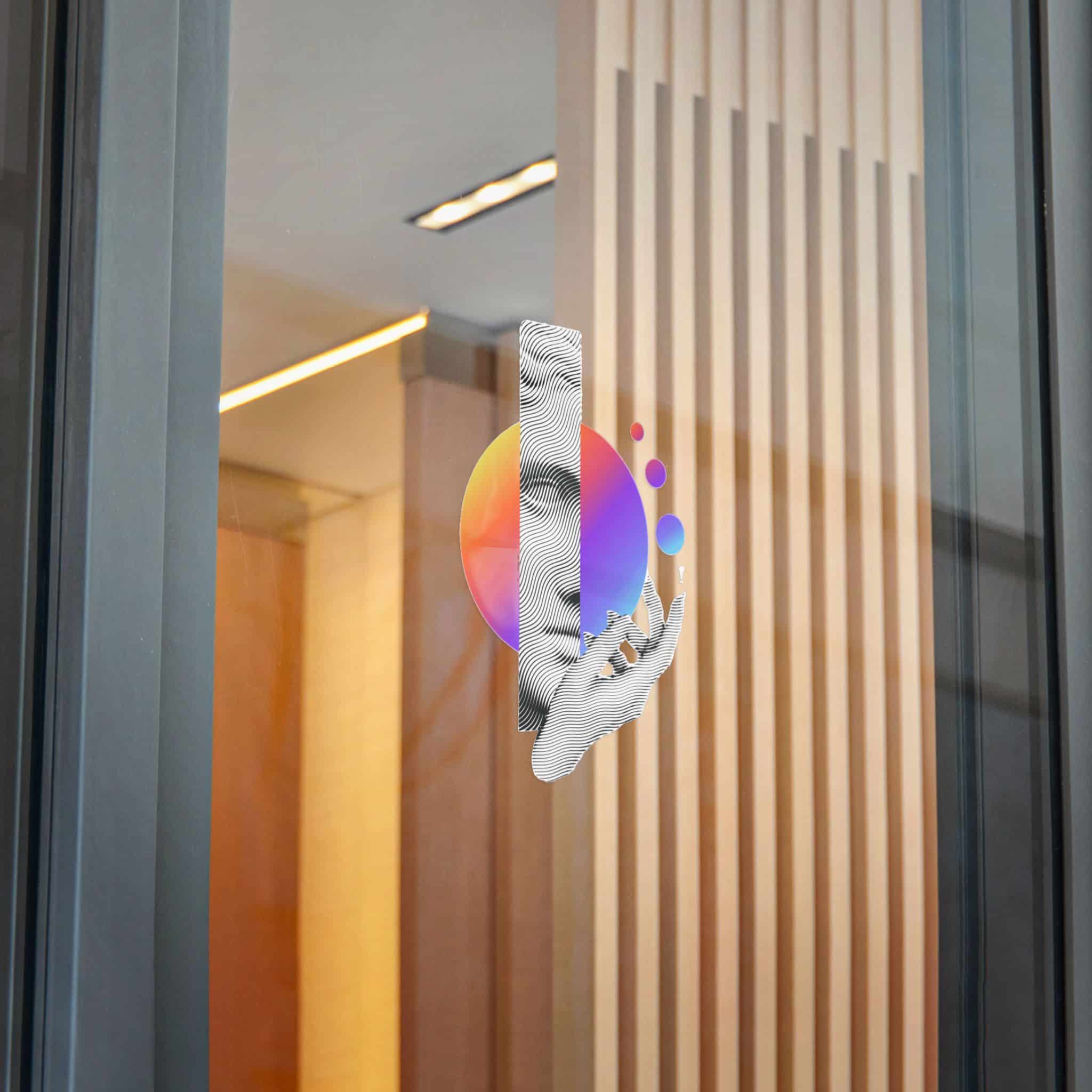 Greece Modern Face With Contemporary Element Die Cut Stickers Dtf - Image 28