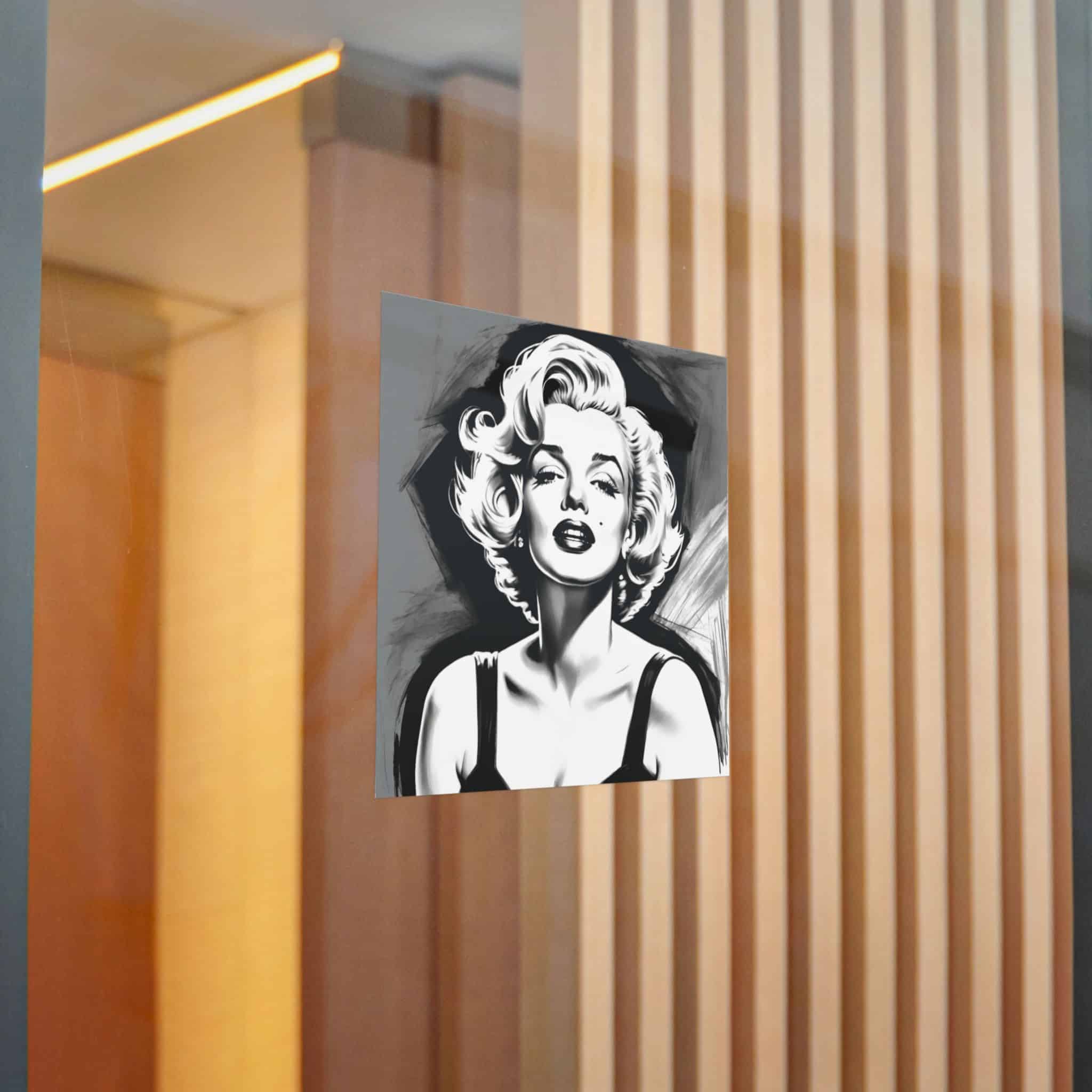 Marilyn Monroe Drawing Die Cut Stickers Dtf - Image 16