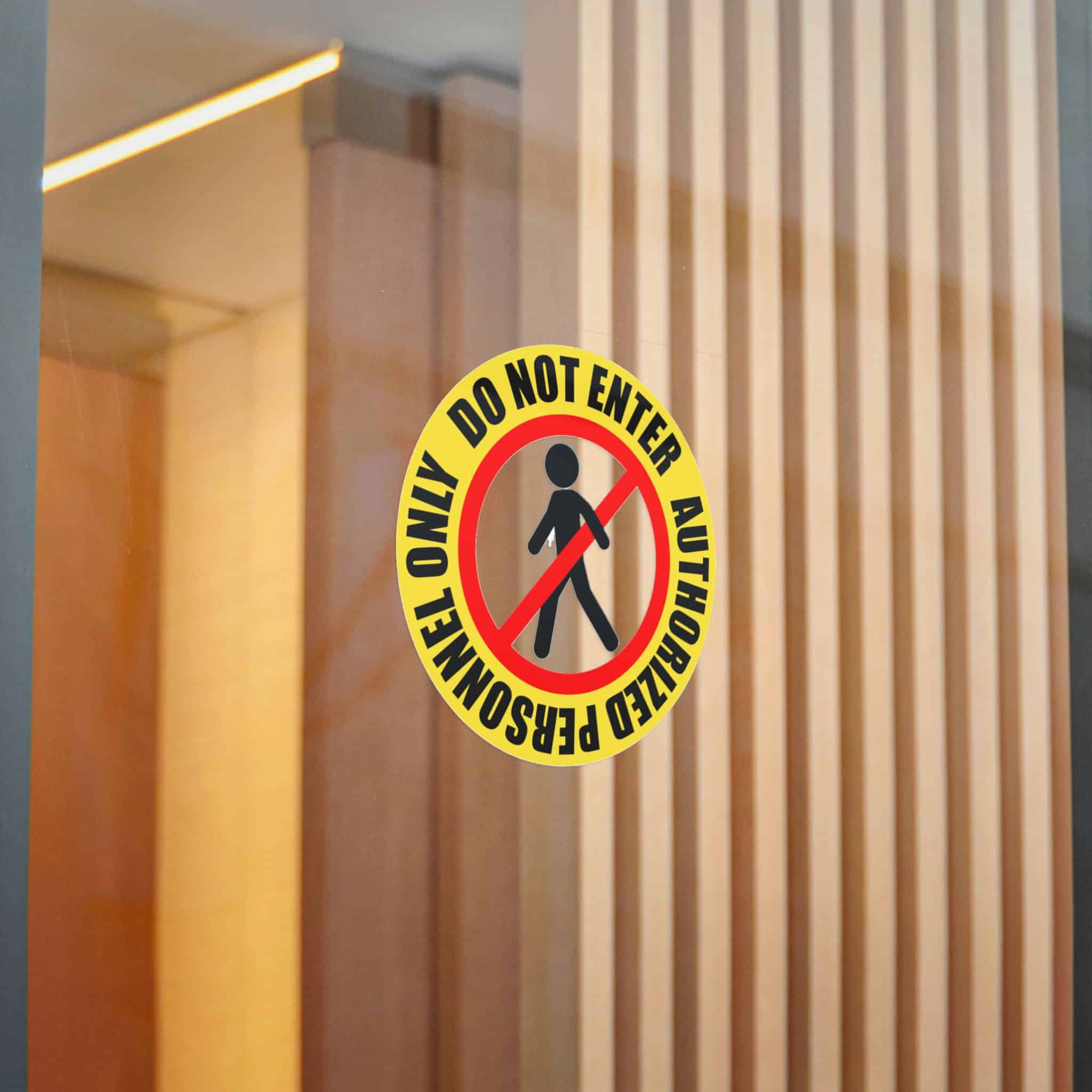 Personnel Only Die Cut Stickers Dtf - Image 16