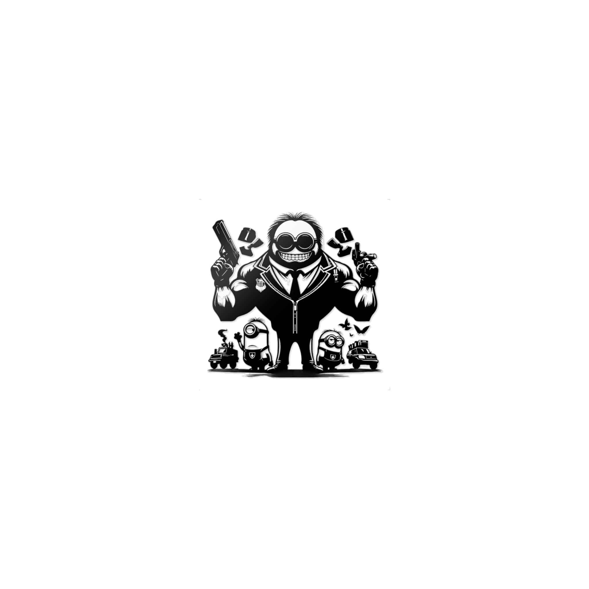 Silhouettes Despicable Me Vector Die Cut Stickers Dtf - Image 17