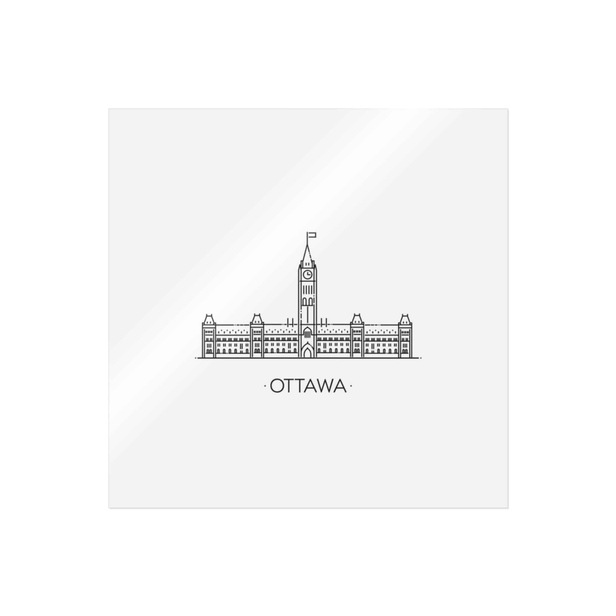 Ottawa S Die Cut Stickers Dtf - Image 3