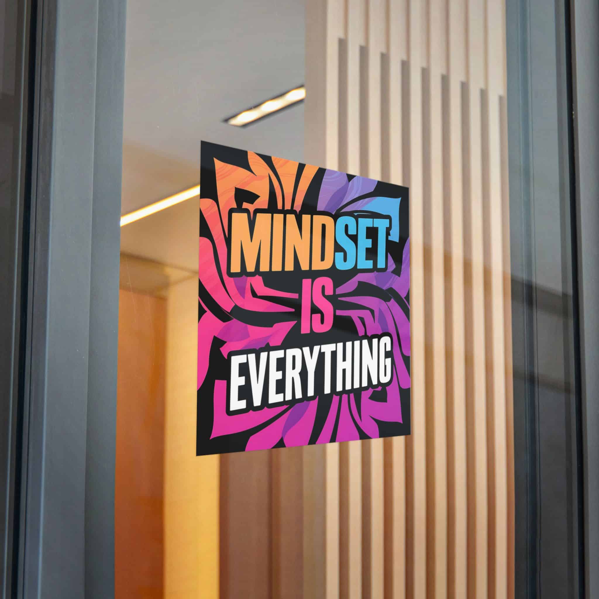 Mindset Is Everything 3 Die Cut Stickers Dtf - Image 28