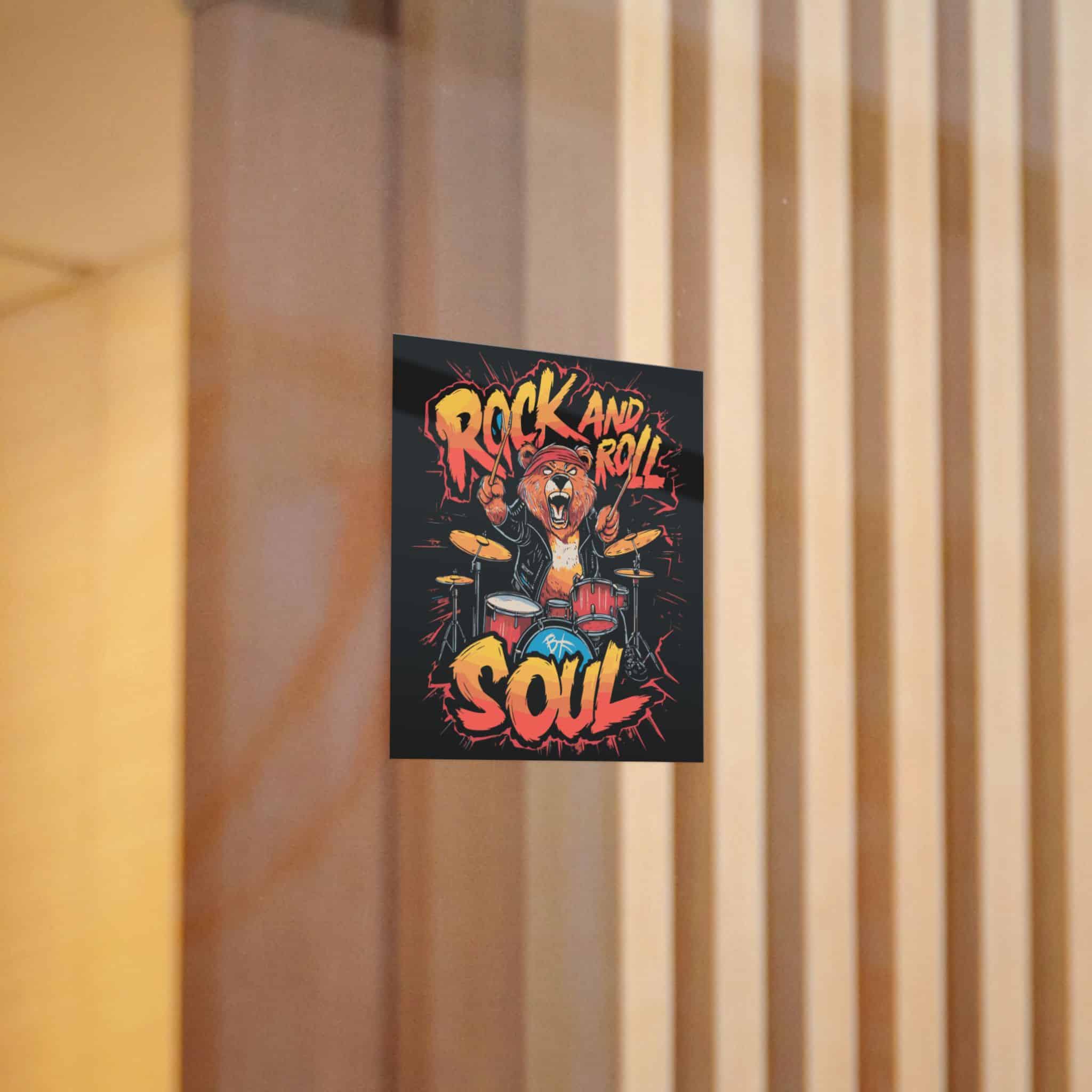 Rock and Roll Soul Die Cut Stickers Dtf - Image 4