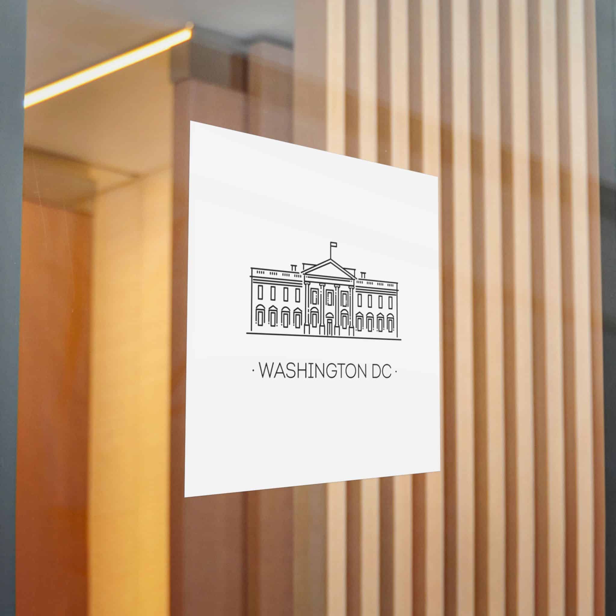Washington Dc Die Cut Stickers Dtf - Image 22