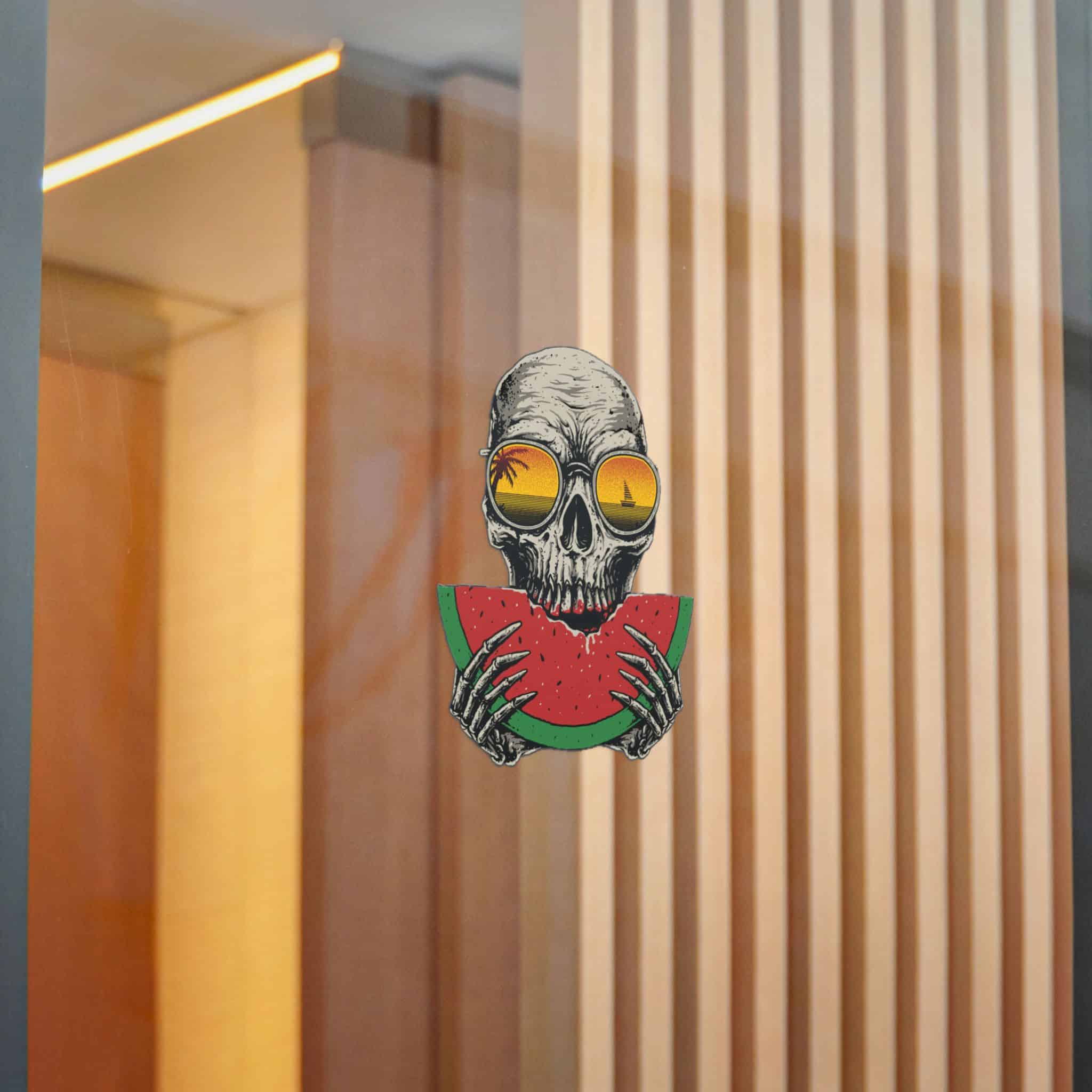 Skull Watermelon Summer Beach Graphic Illustration Die Cut Stickers Dtf - Image 20