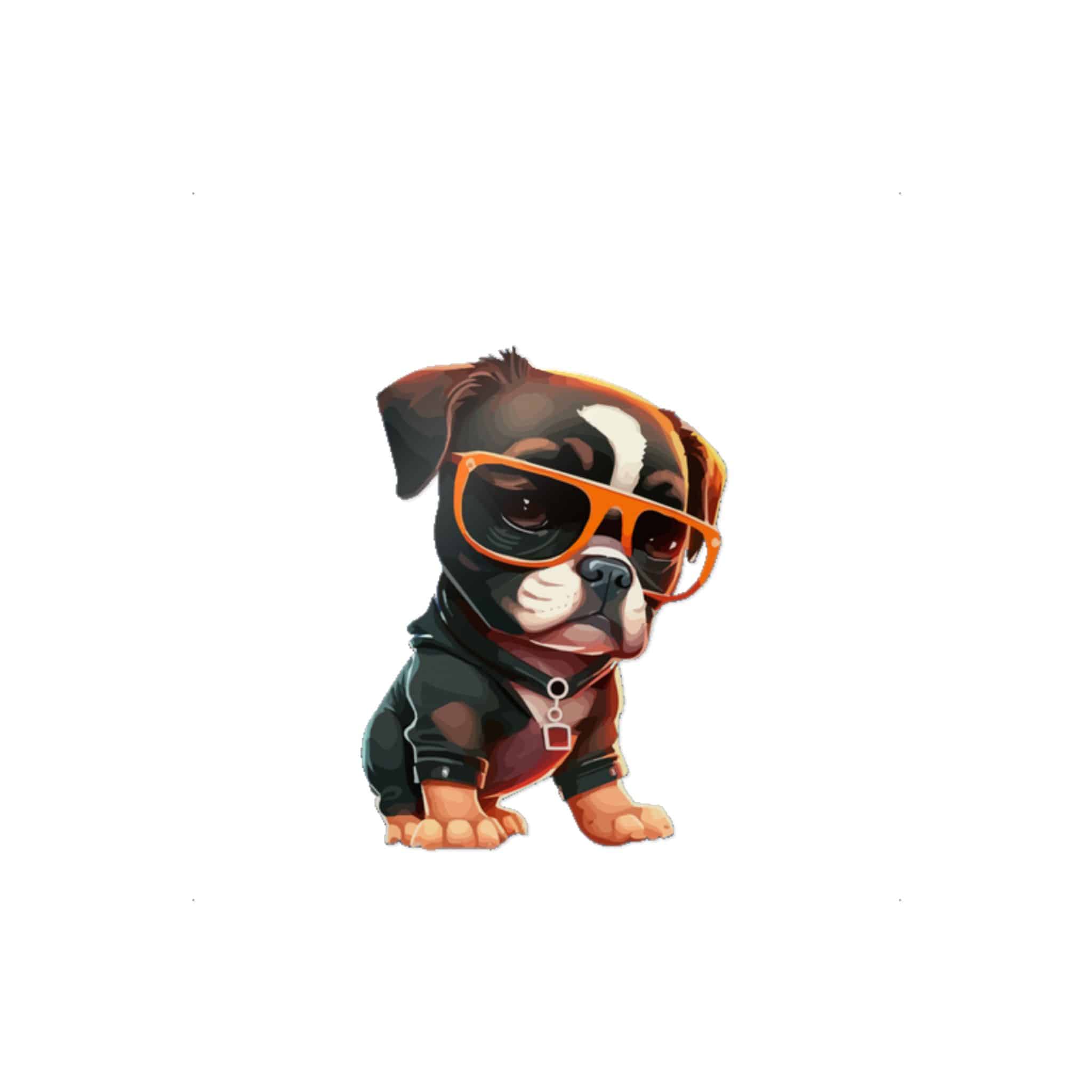 Puppy Good Boy Die Cut Stickers Dtf