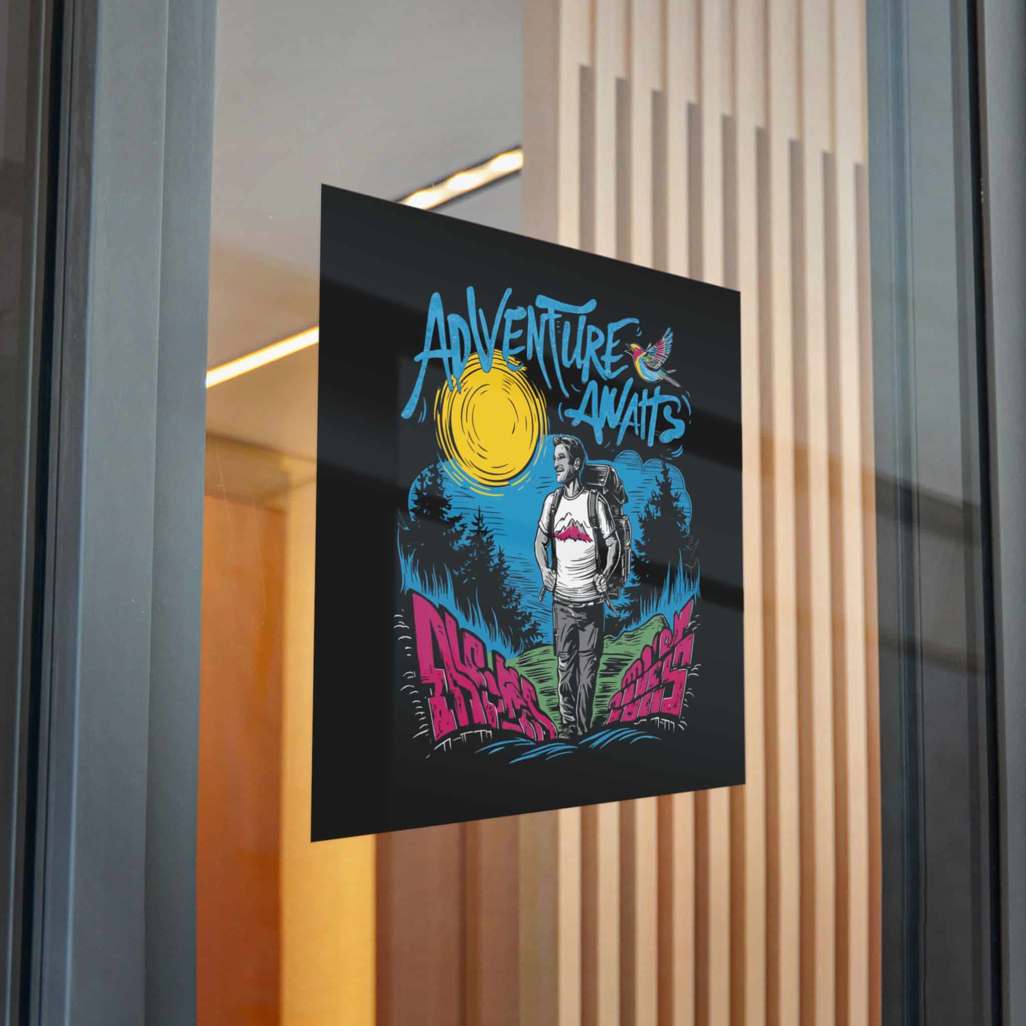 Adventure Awaits Die Cut Stickers Dtf - Image 30