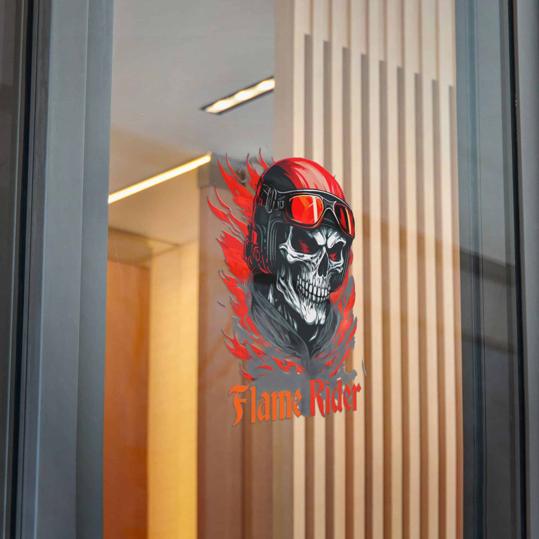Flame Rider Die Cut Stickers Dtf - Image 32