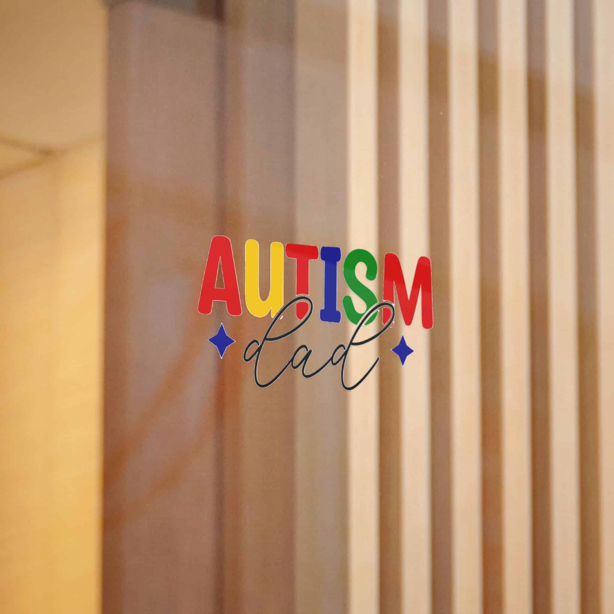 Autism Dad Die Cut Stickers Dtf - Image 12