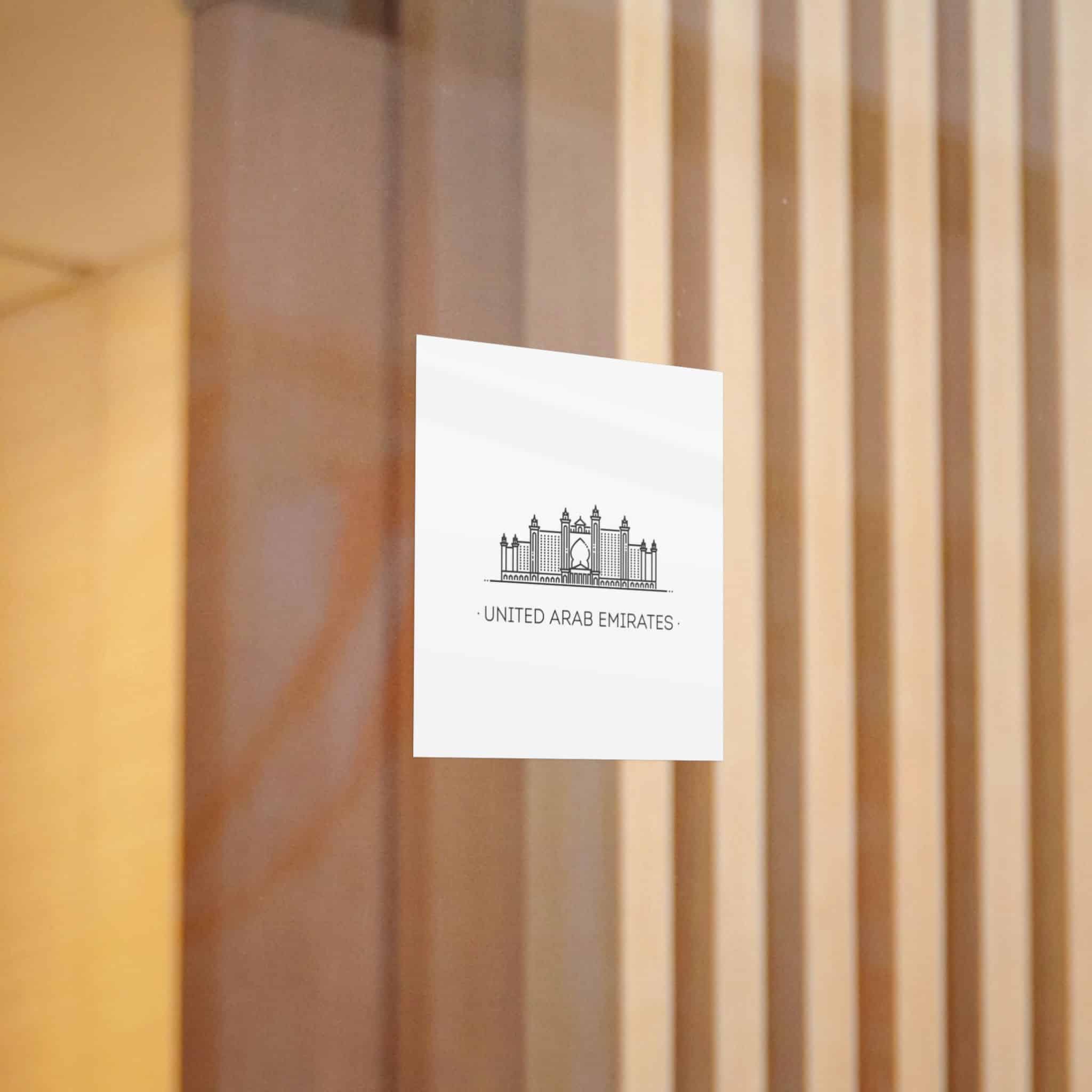United Arab Emirates Die Cut Stickers Dtf - Image 10