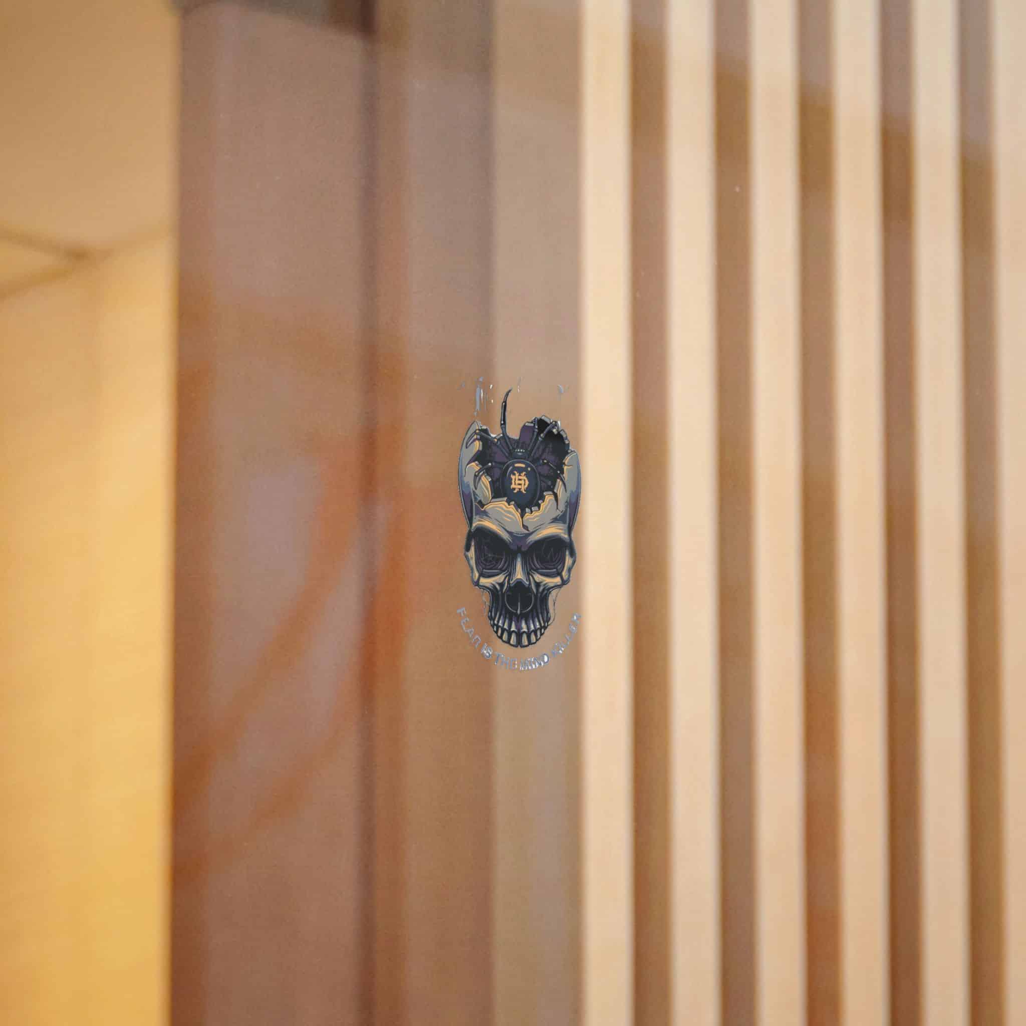 Skull Is Mind Is Mind Is Mind Is Dead Die Cut Stickers Dtf - Image 4