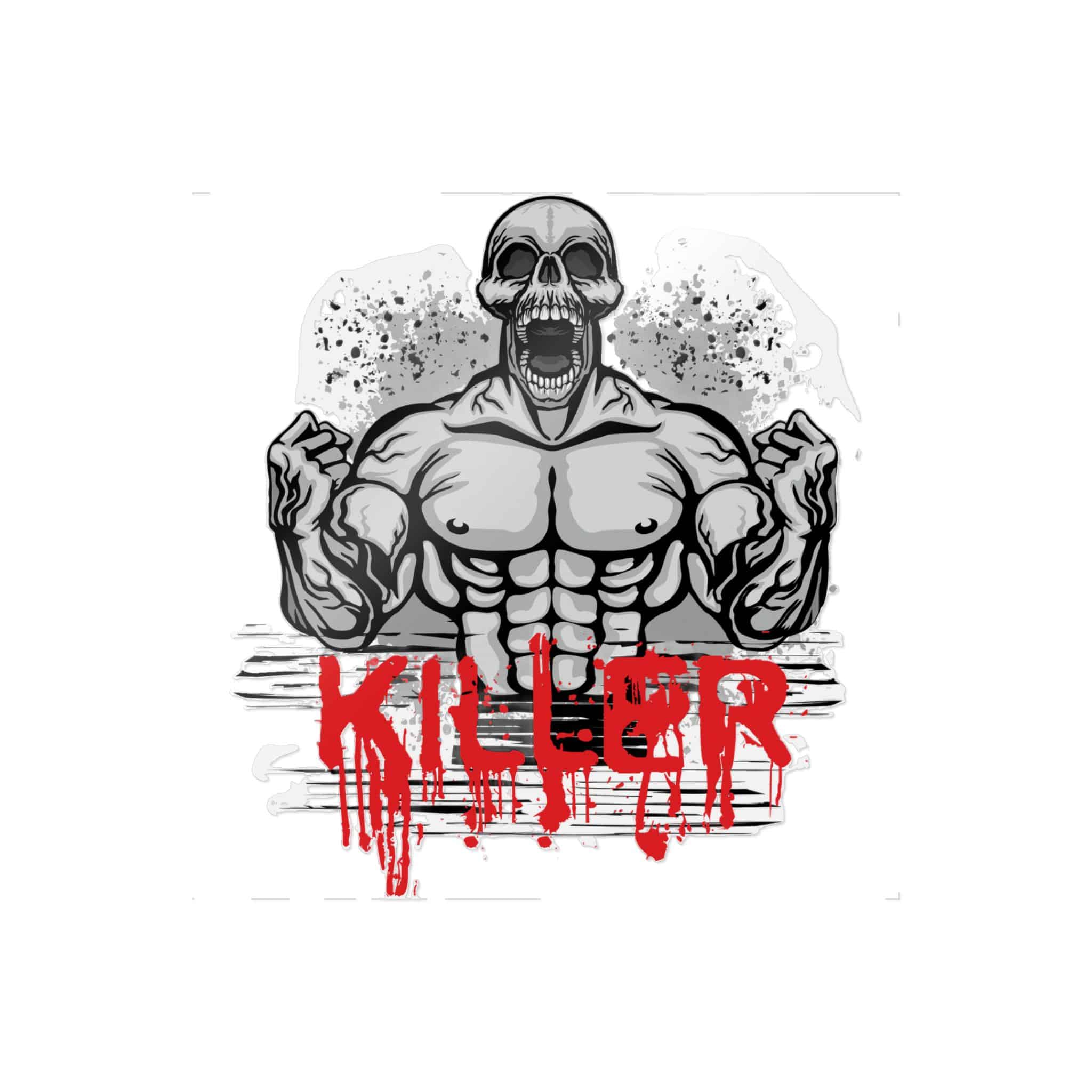 Gothic Sign With Skull Flowers Grunge Vintage Design T Shirts(1) Die Cut Stickers Dtf - Image 11