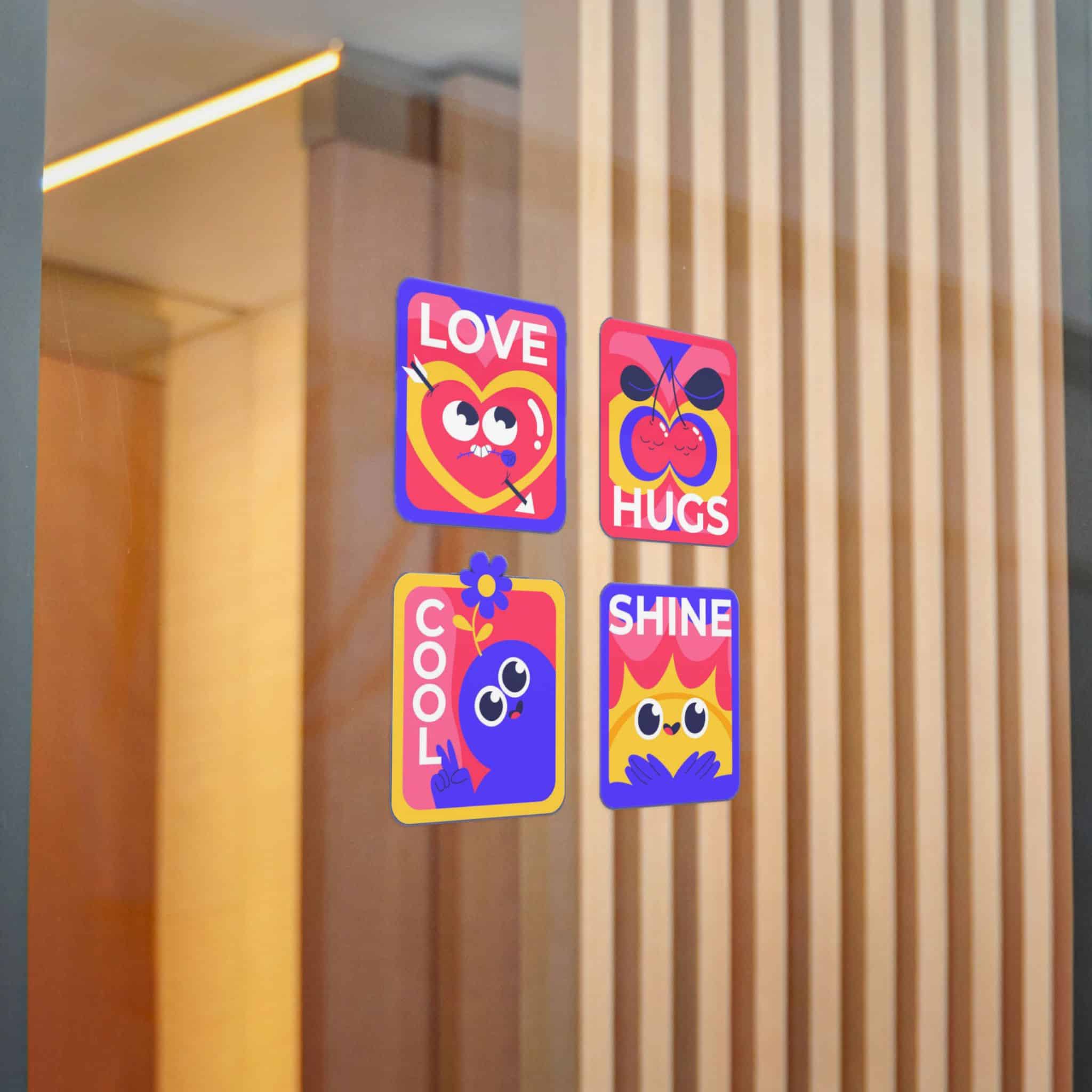 Hand Drawn Flat Design Trendy Cartoon Badges Labels Die Cut Stickers Dtf - Image 22