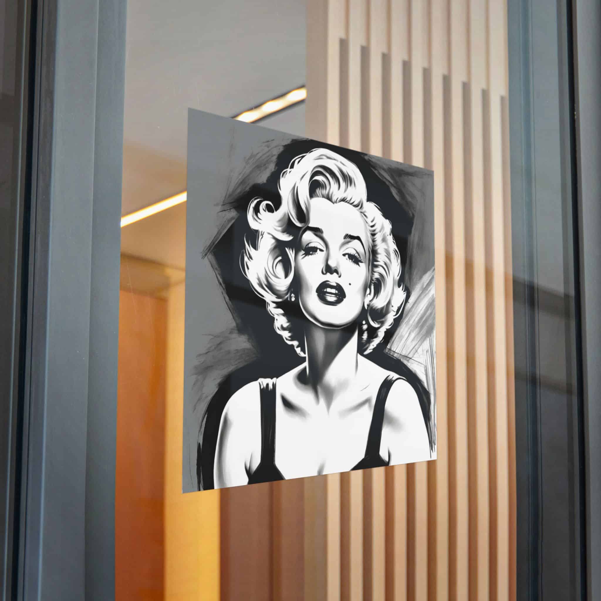 Marilyn Monroe Drawing Die Cut Stickers Dtf - Image 30