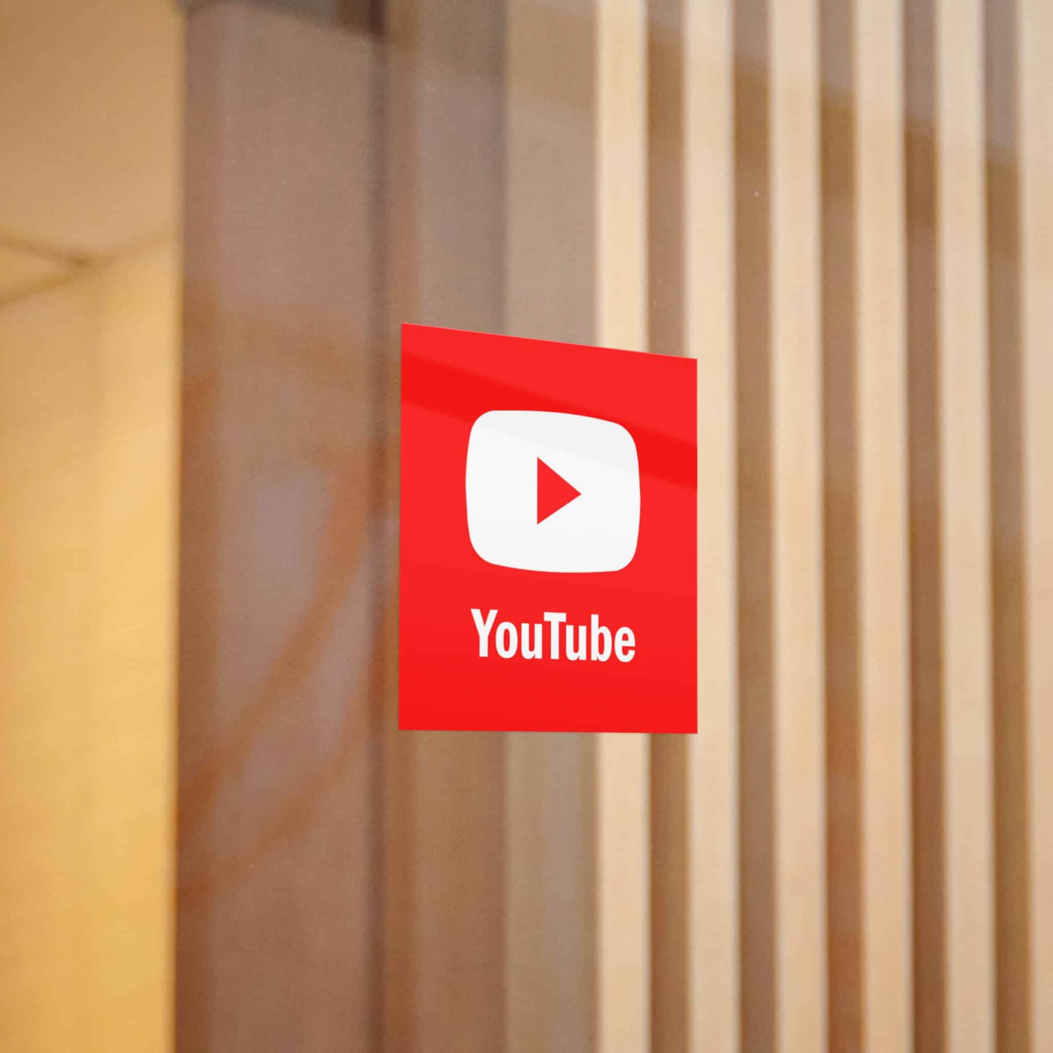 Youtube Die Cut Stickers Dtf - Image 10