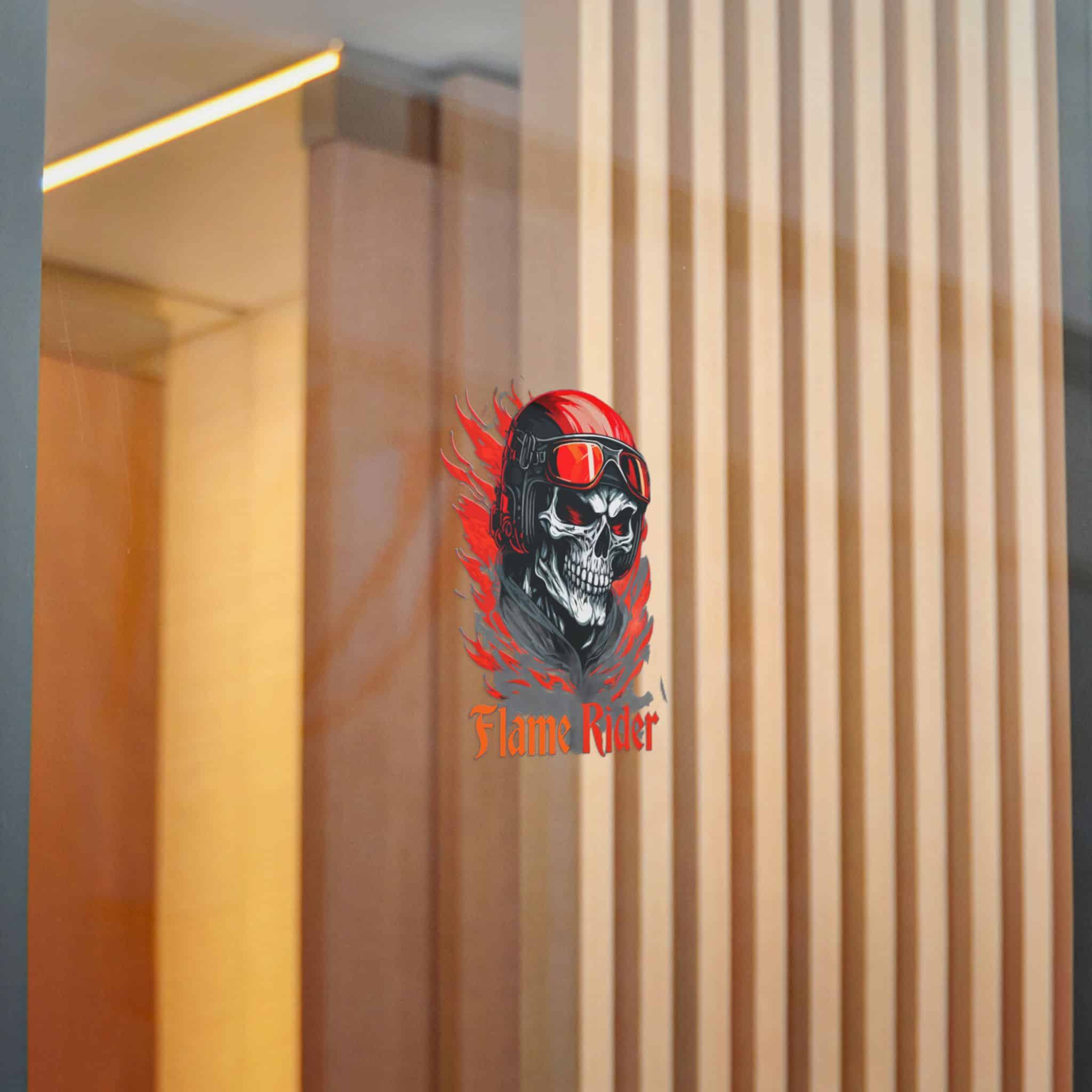 Flame Rider Die Cut Stickers Dtf - Image 16