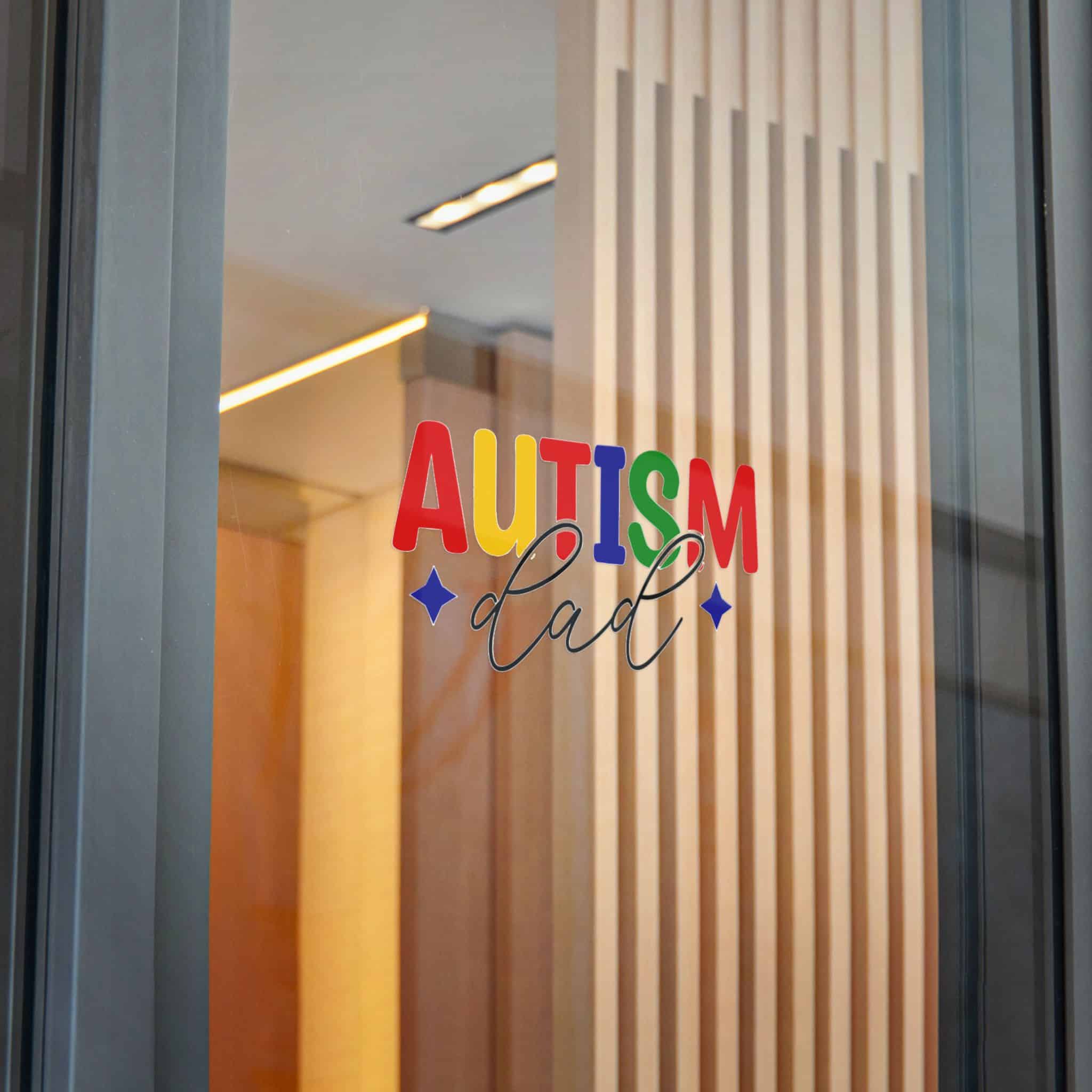 Autism Dad Die Cut Stickers Dtf - Image 30