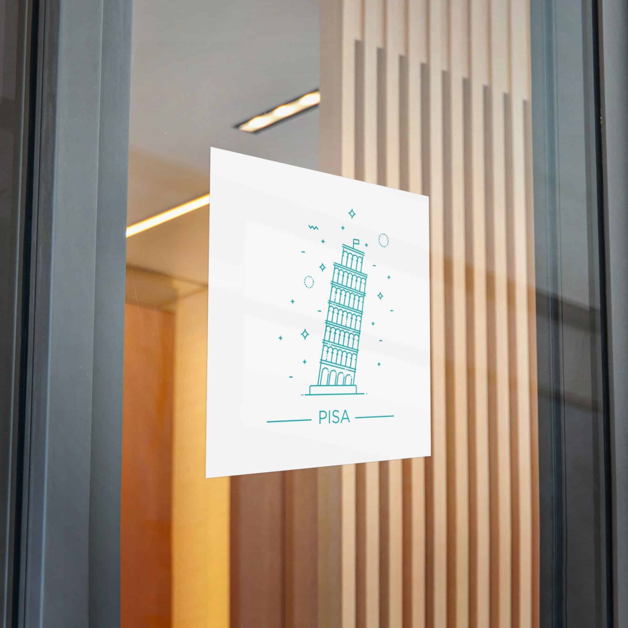 Pisa Die Cut Stickers Dtf - Image 28