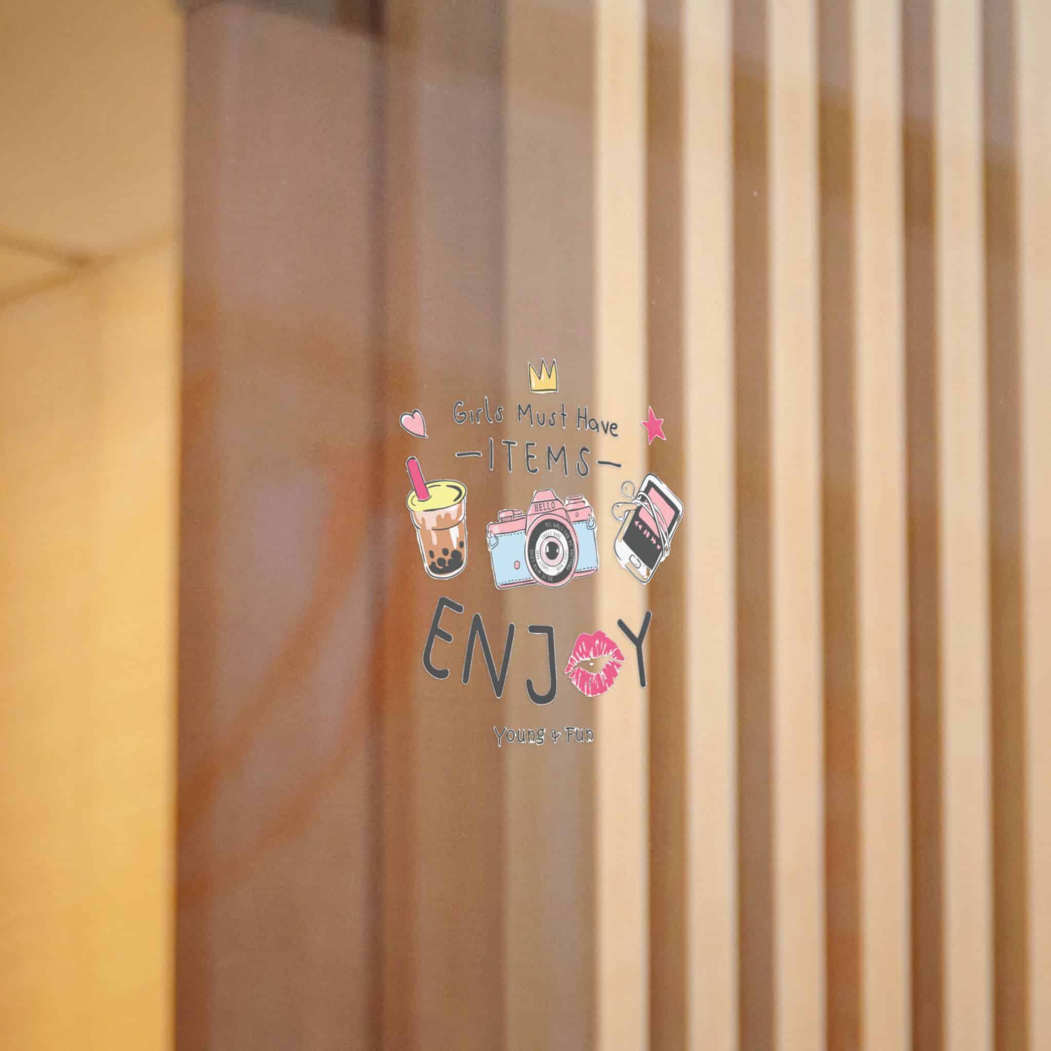 Girls Must Have Items Enjoy Die Cut Stickers Dtf - Image 6