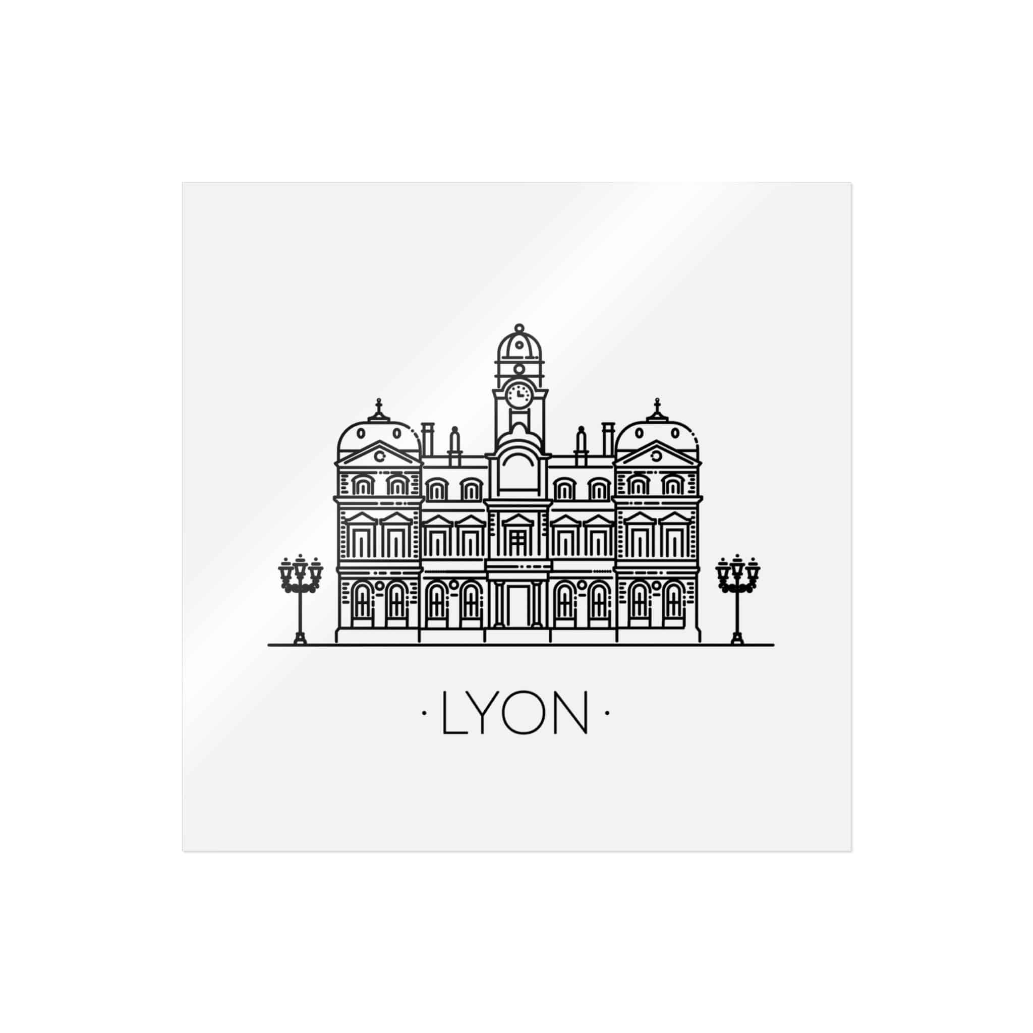 Lyon City Die Cut Stickers Dtf - Image 19