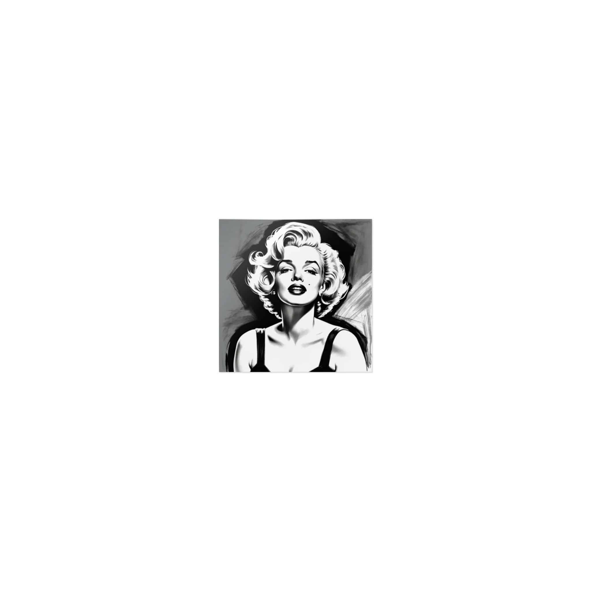 Marilyn Monroe Drawing Die Cut Stickers Dtf - Image 7