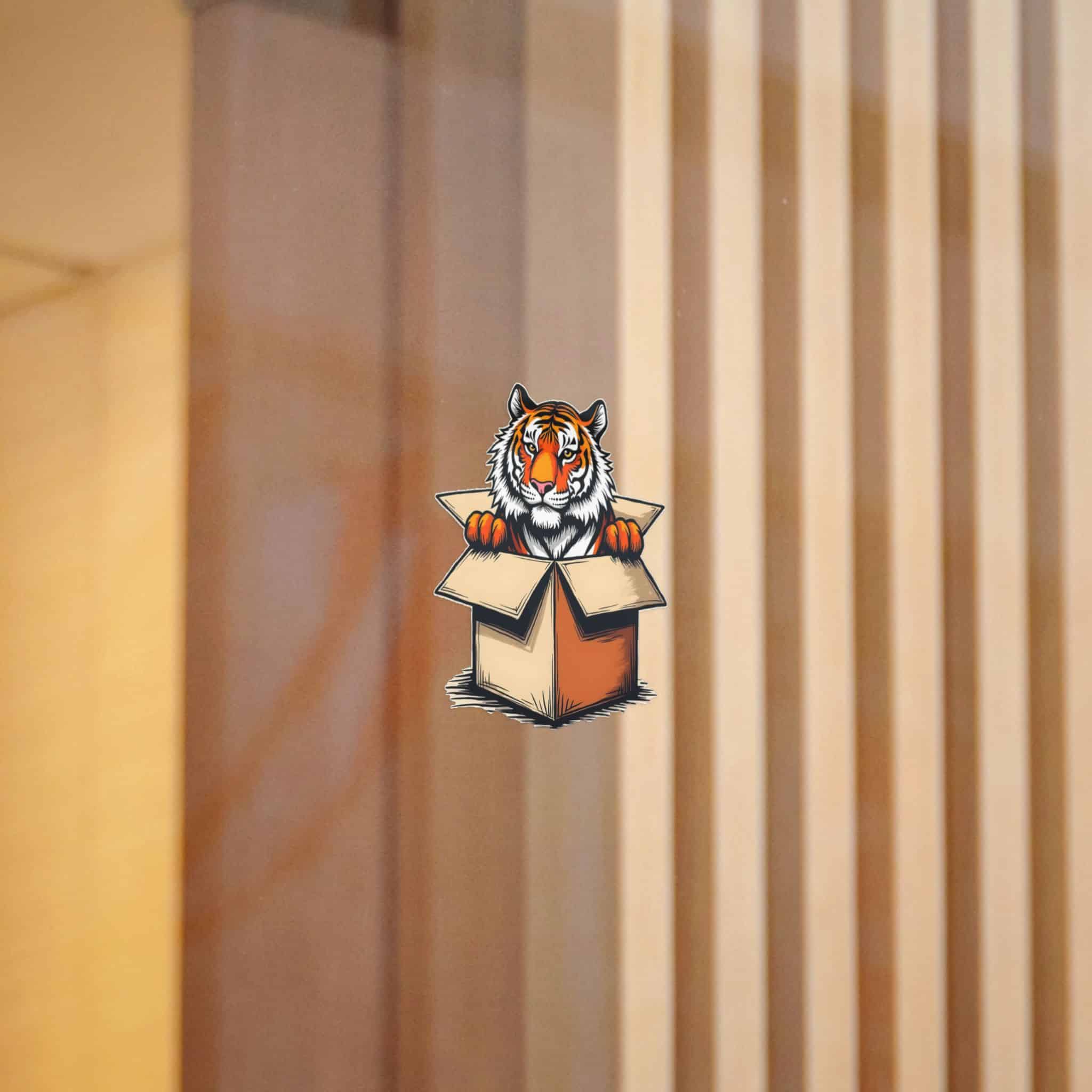 Tiger 2 Die Cut Stickers Dtf - Image 4