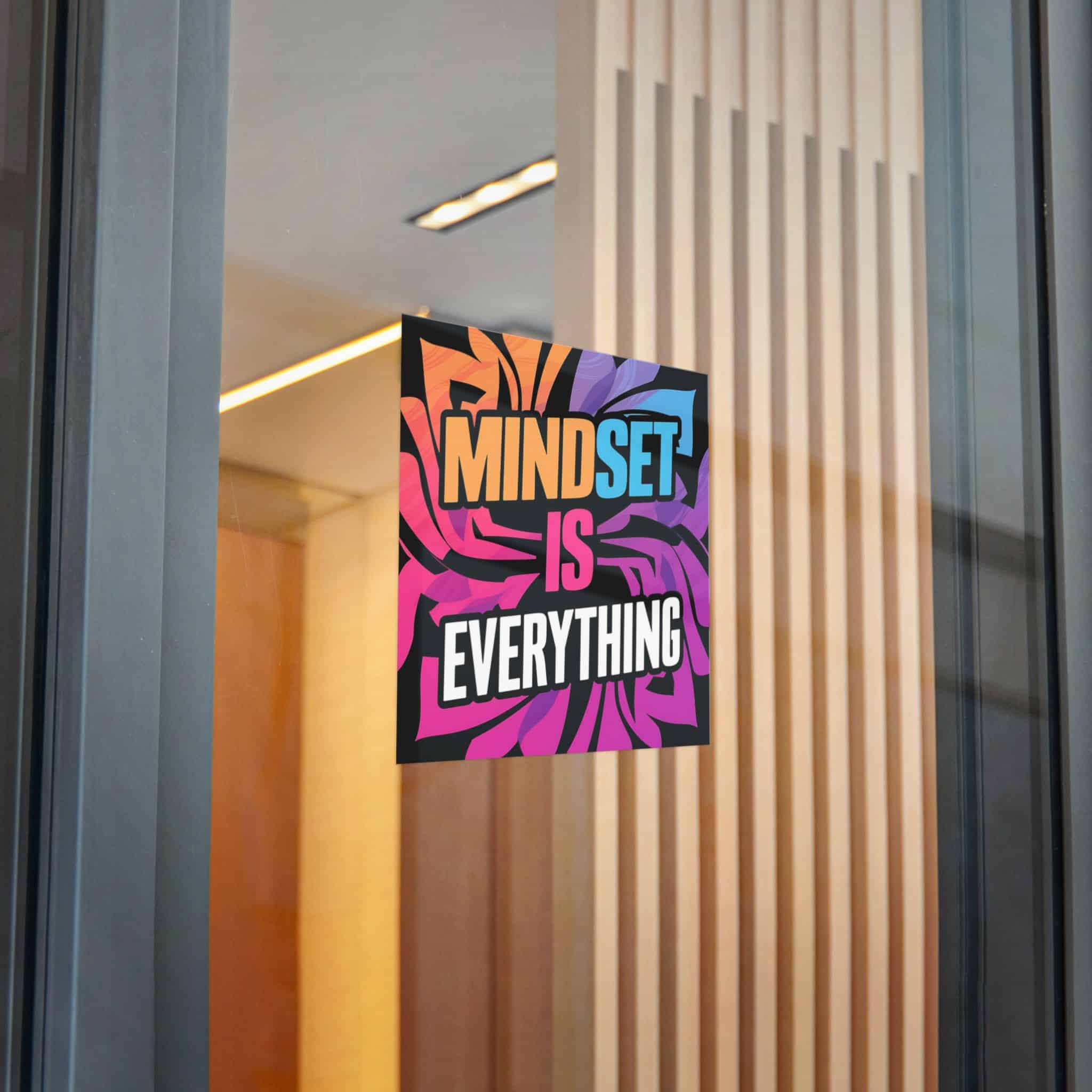 Mindset Is Everything 3 Die Cut Stickers Dtf - Image 26