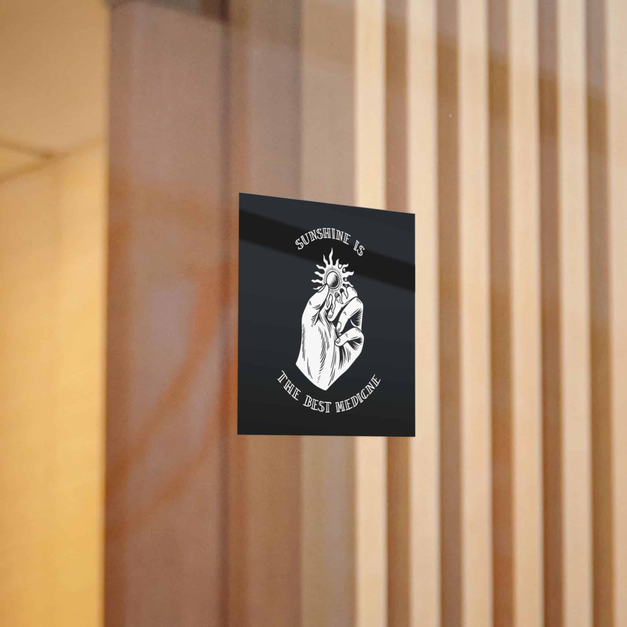 Sunshine Is the Best Medicine Die Cut Stickers Dtf - Image 10