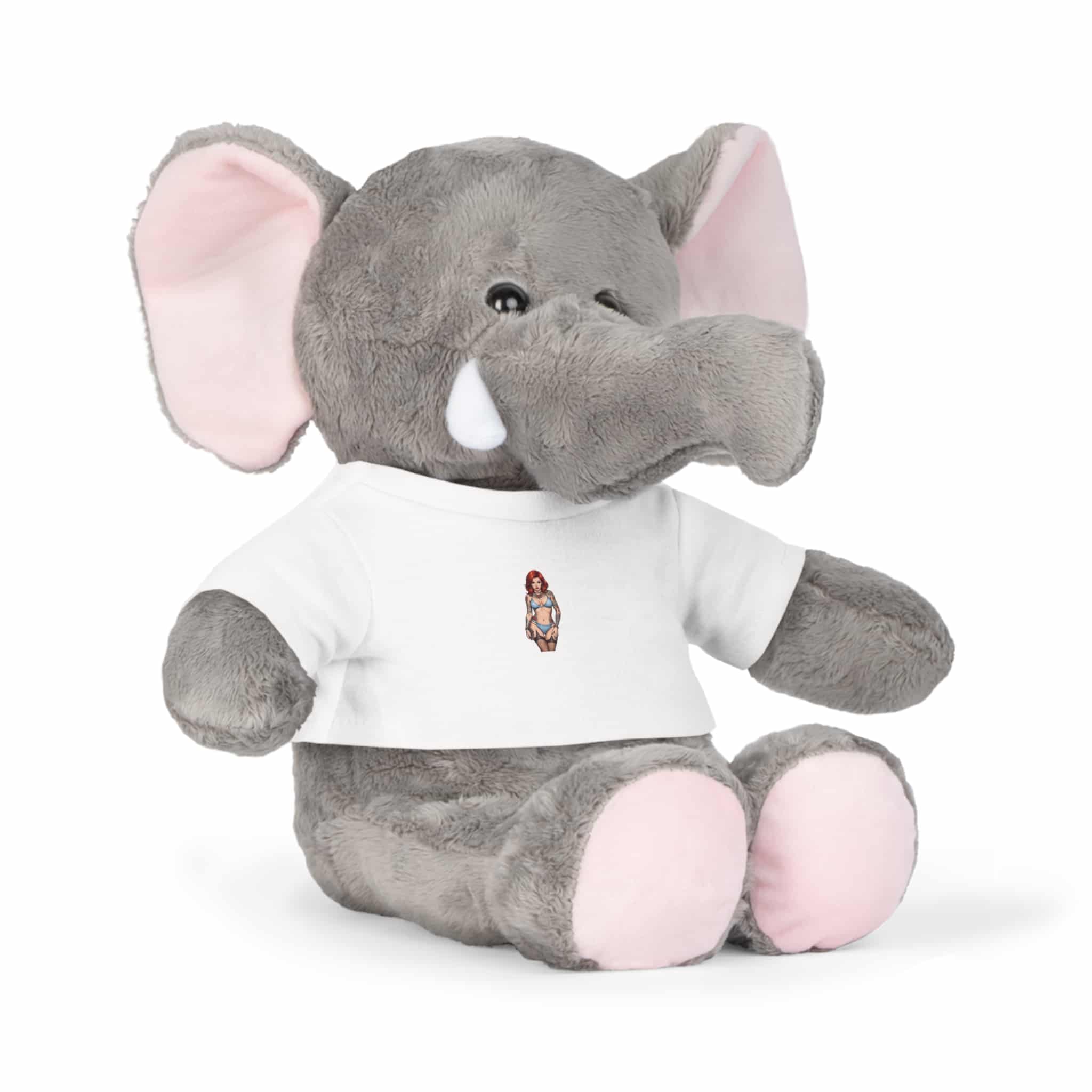 Tattooed Sexy Woman 28 Plush Toy With T Shirt - Image 8