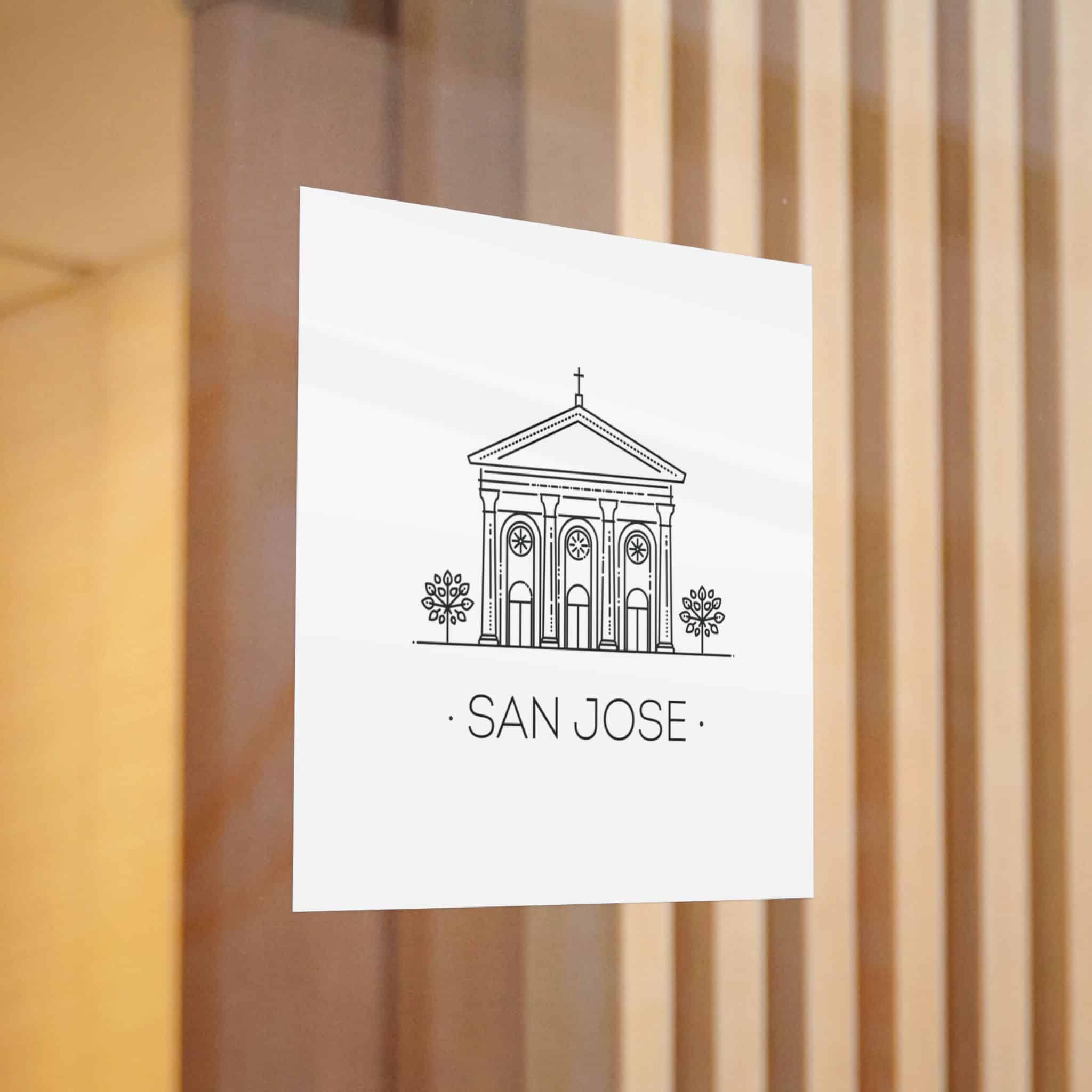 San Jose Die Cut Stickers Dtf - Image 12
