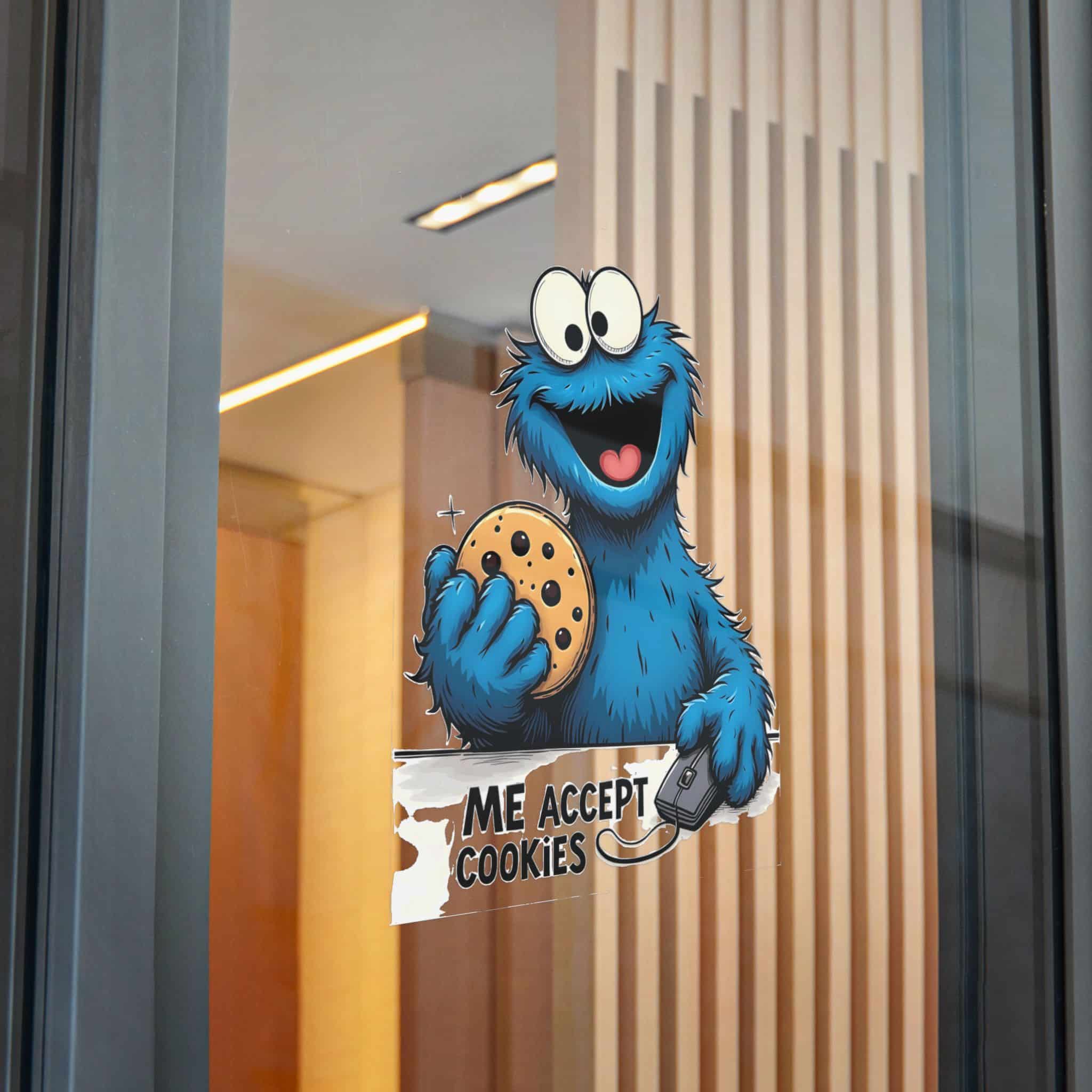 Me Accept Cookies (4) Die Cut Stickers Dtf - Image 32