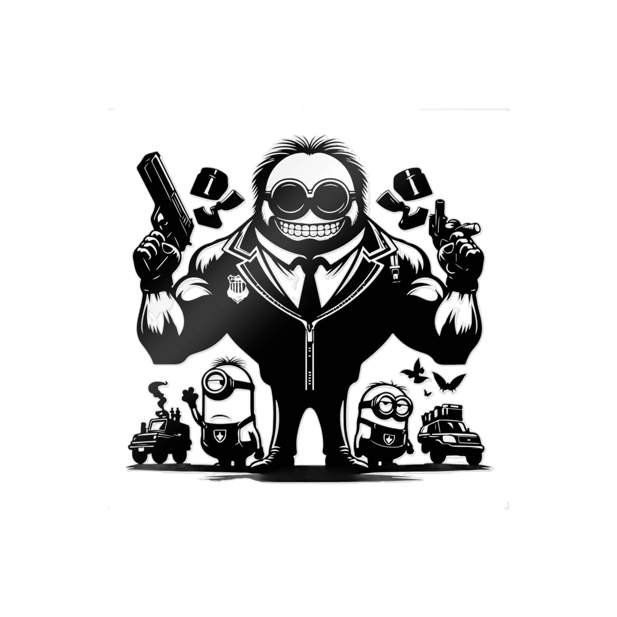 Silhouettes Despicable Me Vector Die Cut Stickers Dtf - Image 25