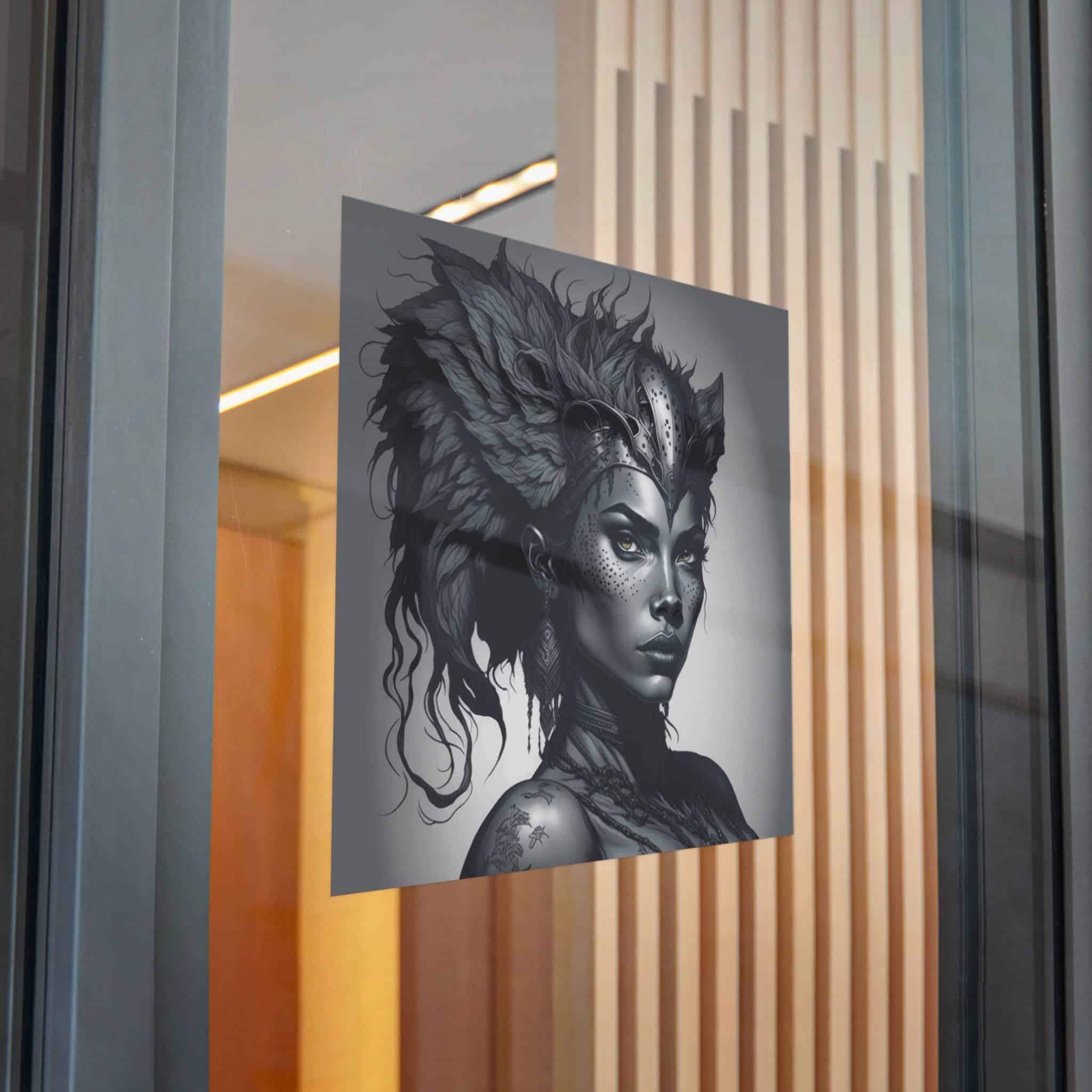Human Cheetah Queen Die Cut Stickers Dtf - Image 30