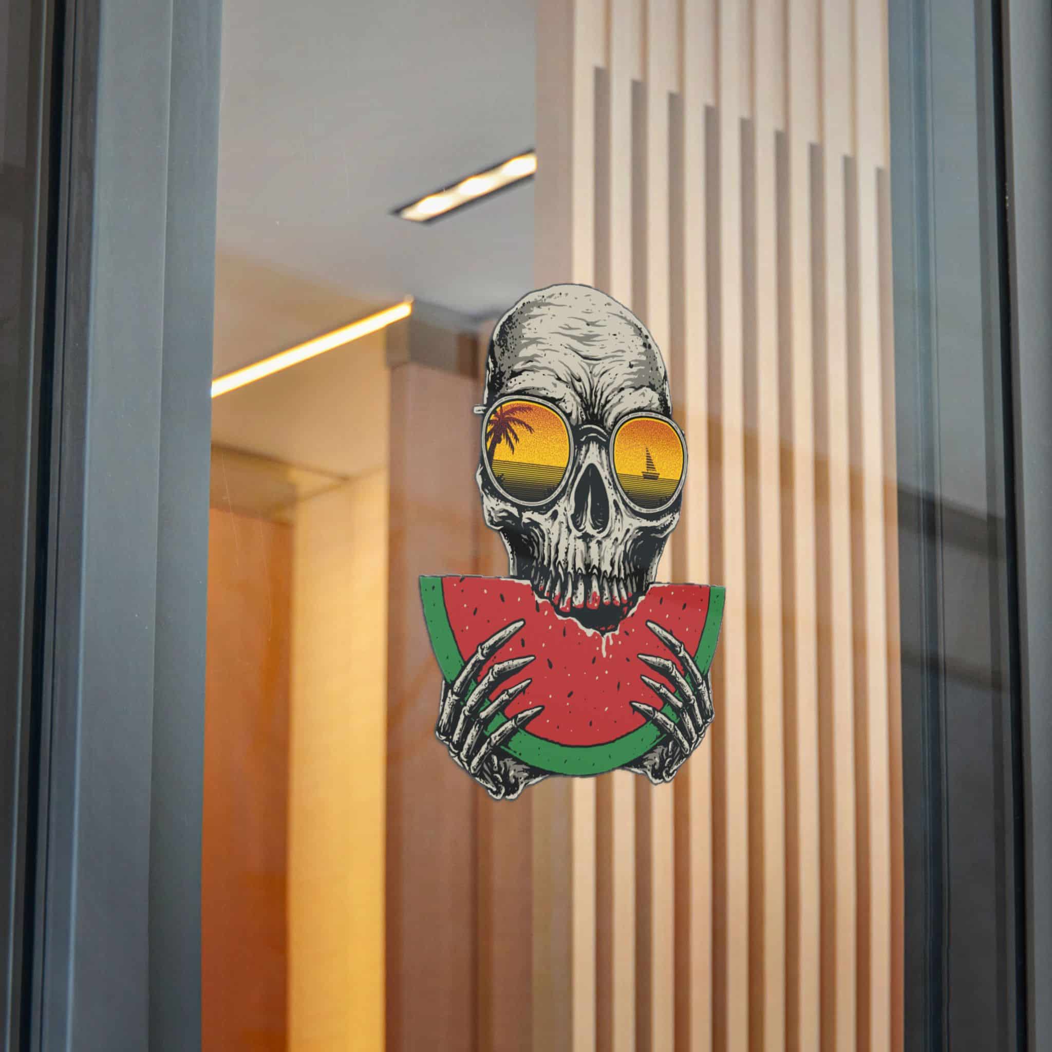 Skull Watermelon Summer Beach Graphic Illustration Die Cut Stickers Dtf - Image 32