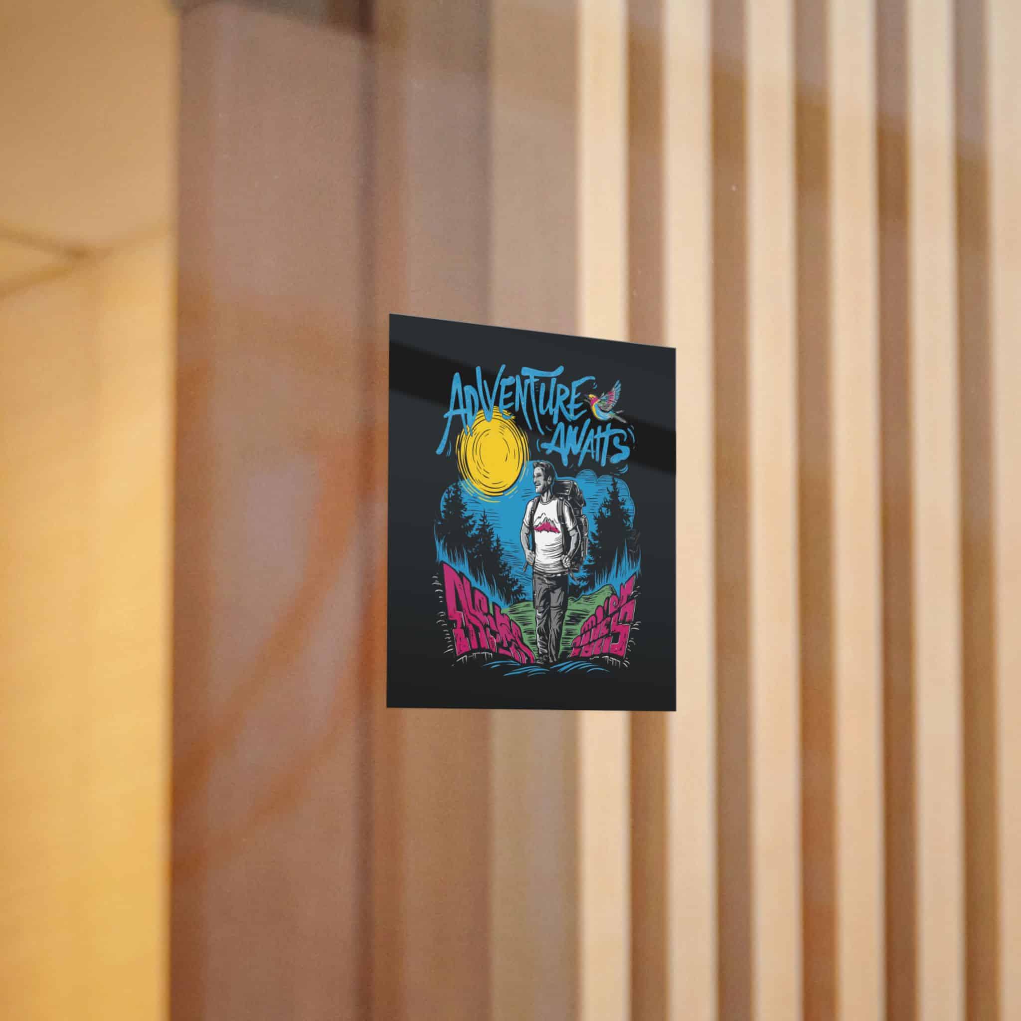 Adventure Awaits Die Cut Stickers Dtf - Image 10