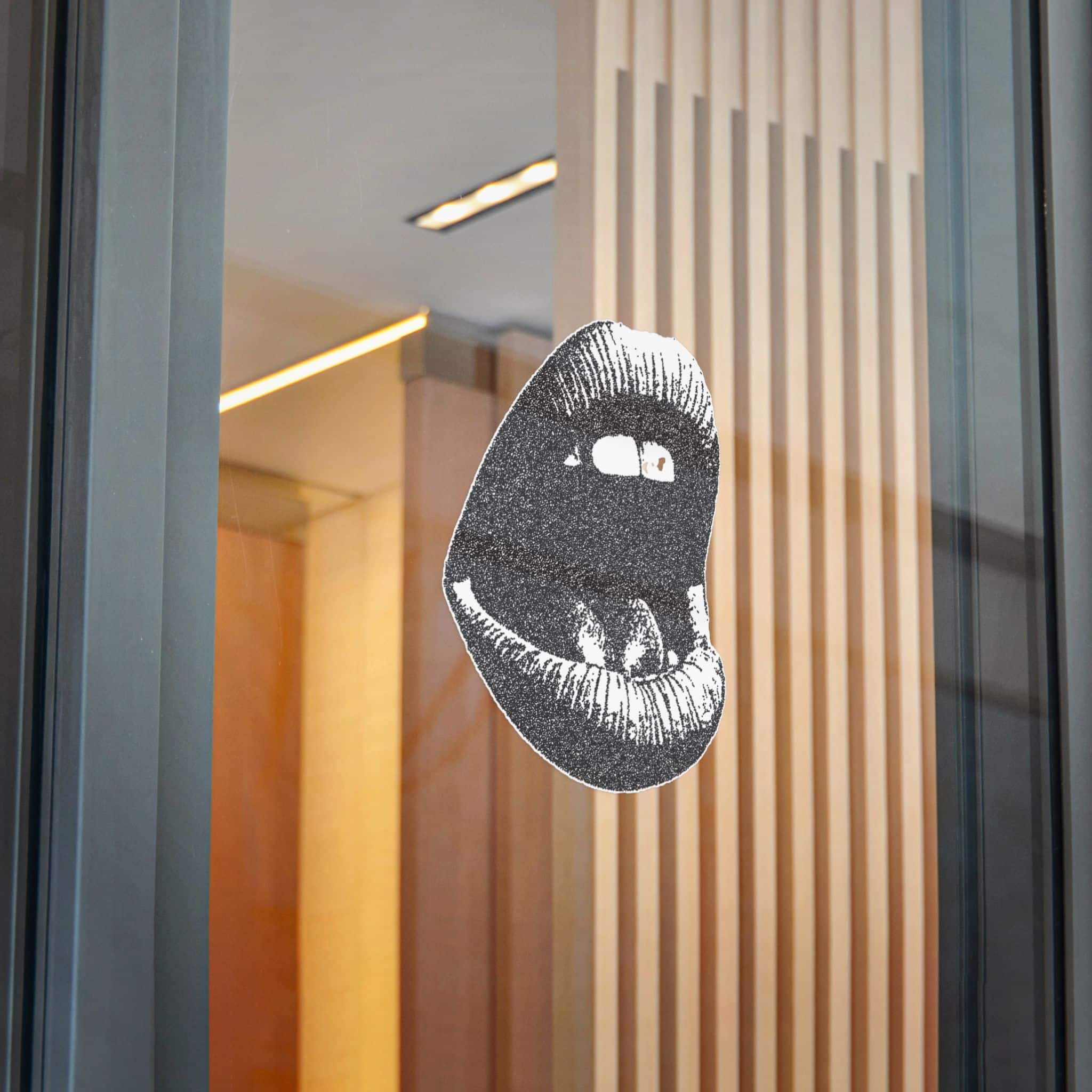 Vector Mouth Scream Trendy Retro Photocopy Grain Effect Modern Stipple Dots 2 Die Cut Stickers Dtf - Image 30