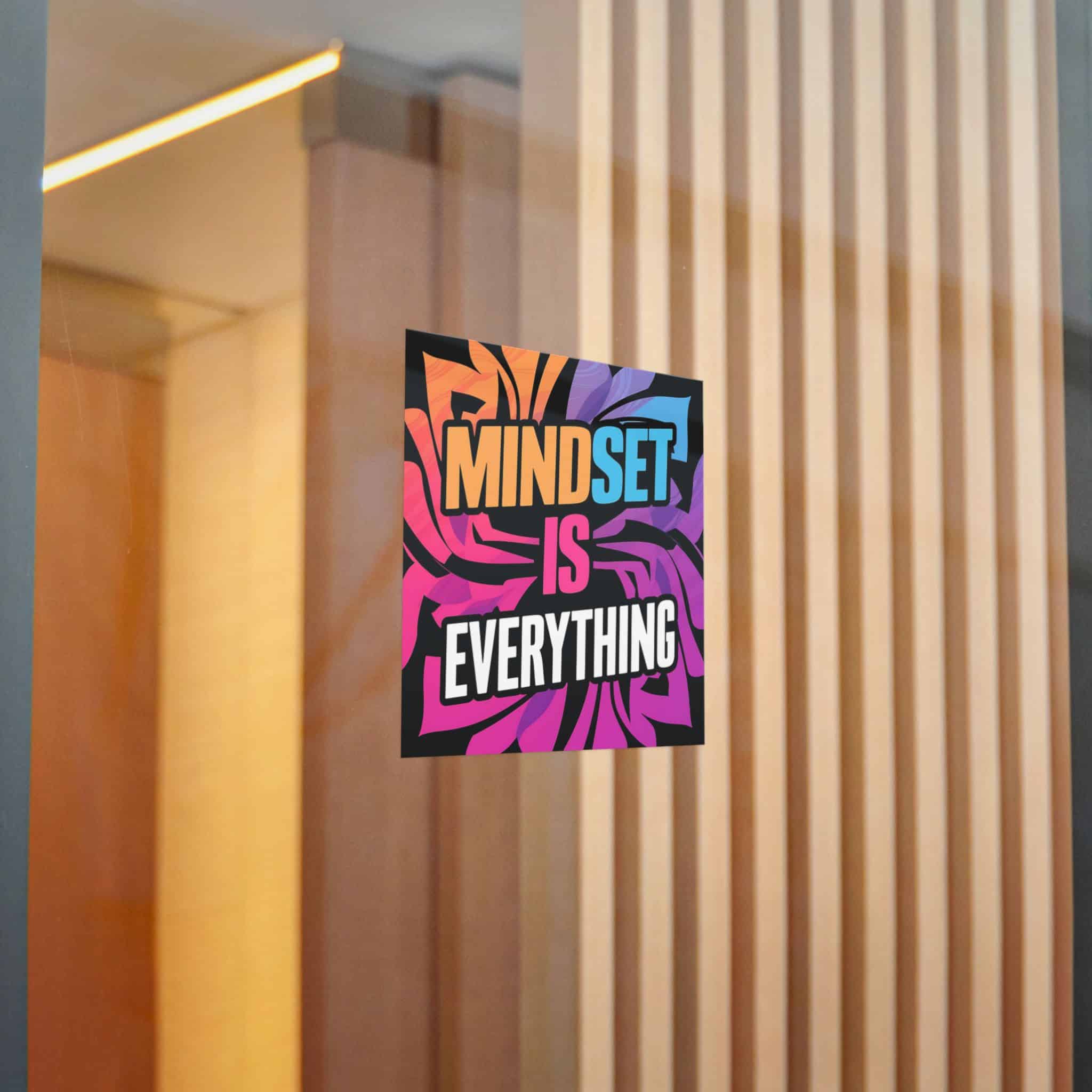 Mindset Is Everything 3 Die Cut Stickers Dtf - Image 14