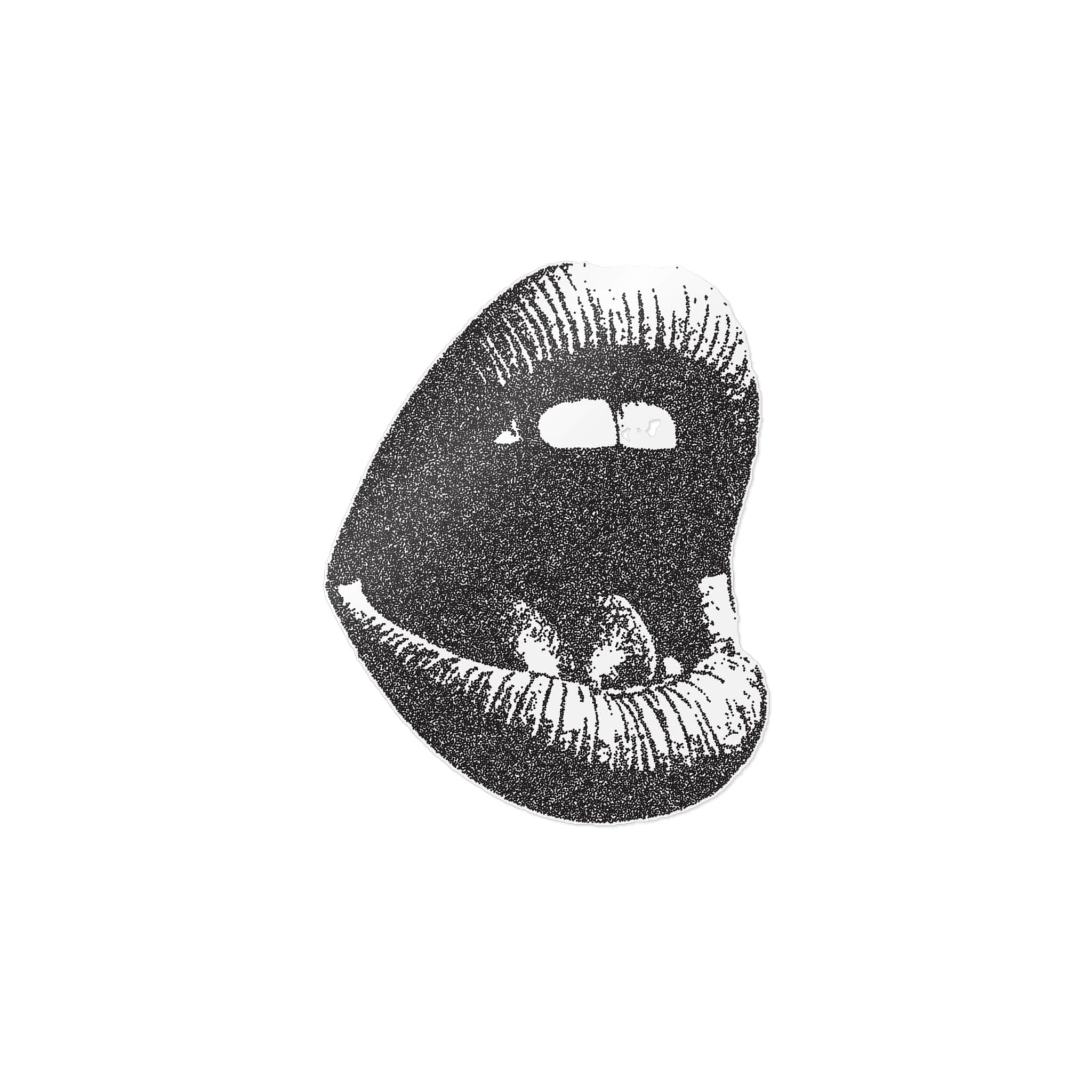 Vector Mouth Scream Trendy Retro Photocopy Grain Effect Modern Stipple Dots 2 Die Cut Stickers Dtf - Image 29