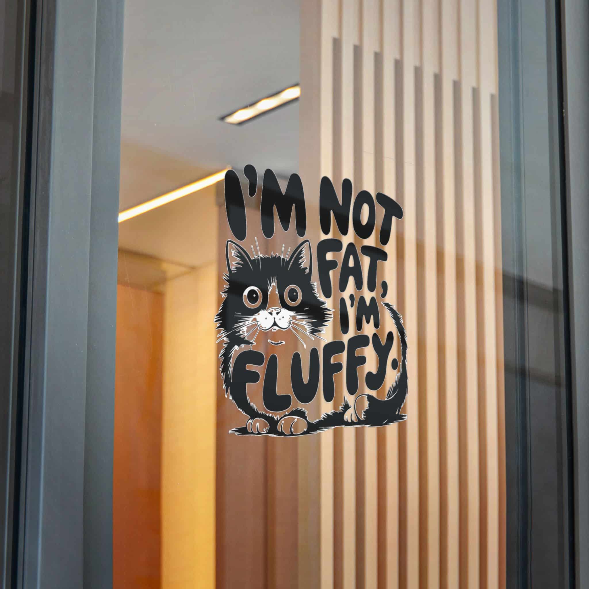I'm Not Fat I'm Fluffy Die Cut Stickers Dtf - Image 30