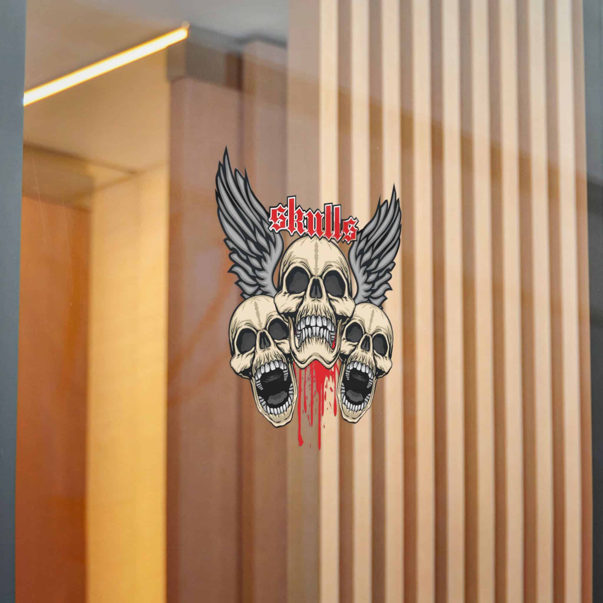 Gothic Sign With Skull Grunge Vintage Design T Shirts (17) Die Cut Stickers Dtf - Image 20