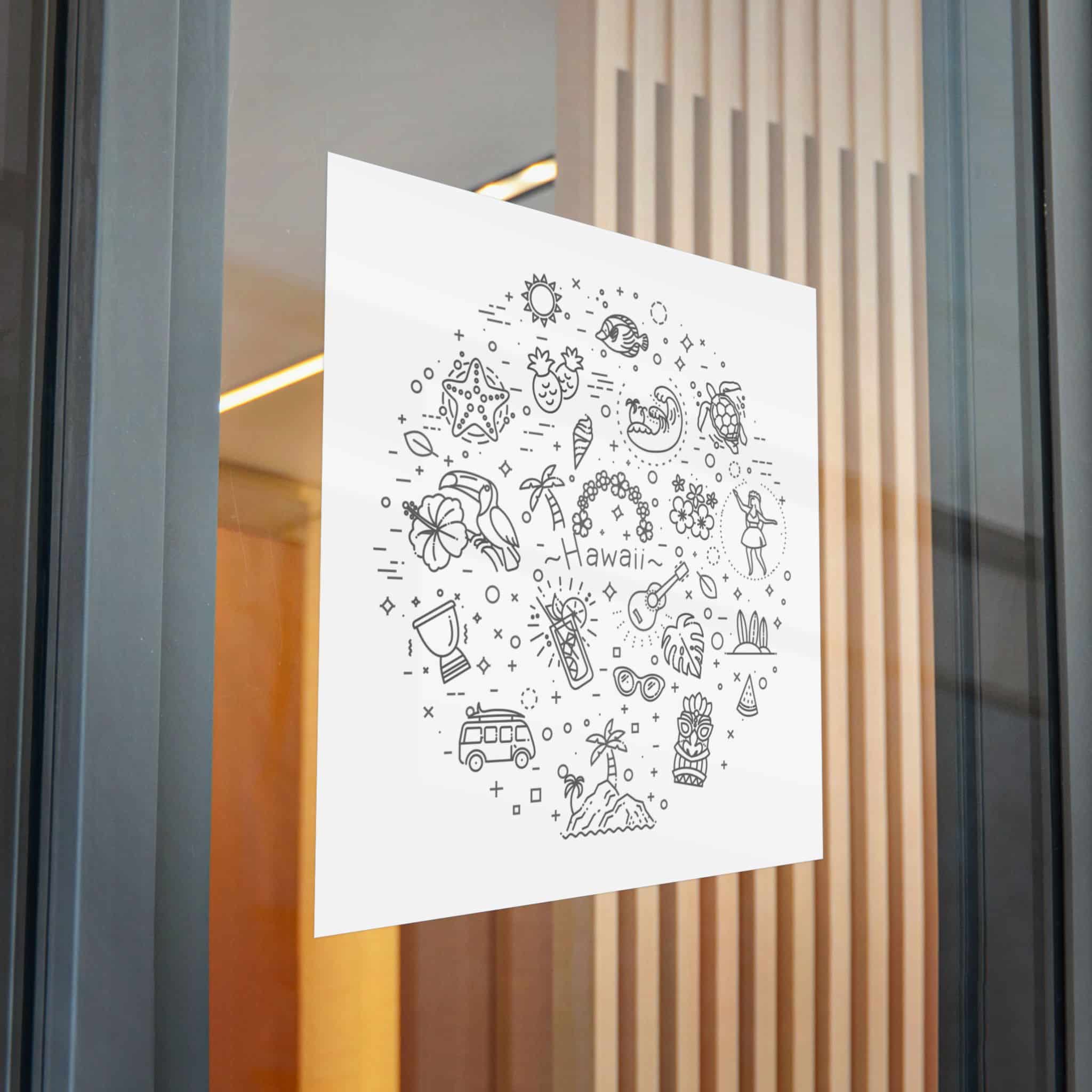 Hawaii Die Cut Stickers Dtf - Image 32