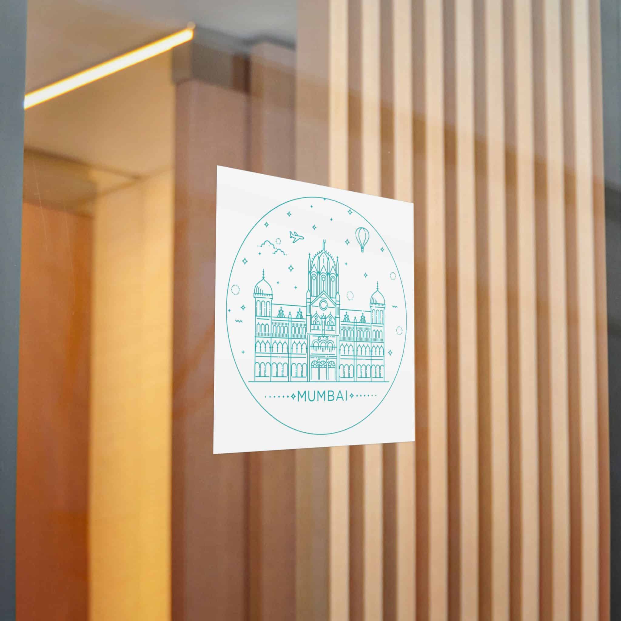 Mumbai Chhatrapati Die Cut Stickers Dtf - Image 16