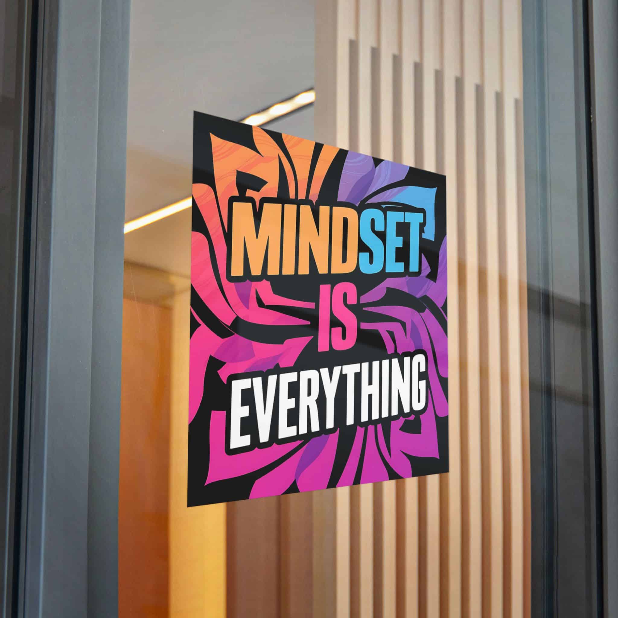 Mindset Is Everything 3 Die Cut Stickers Dtf - Image 30