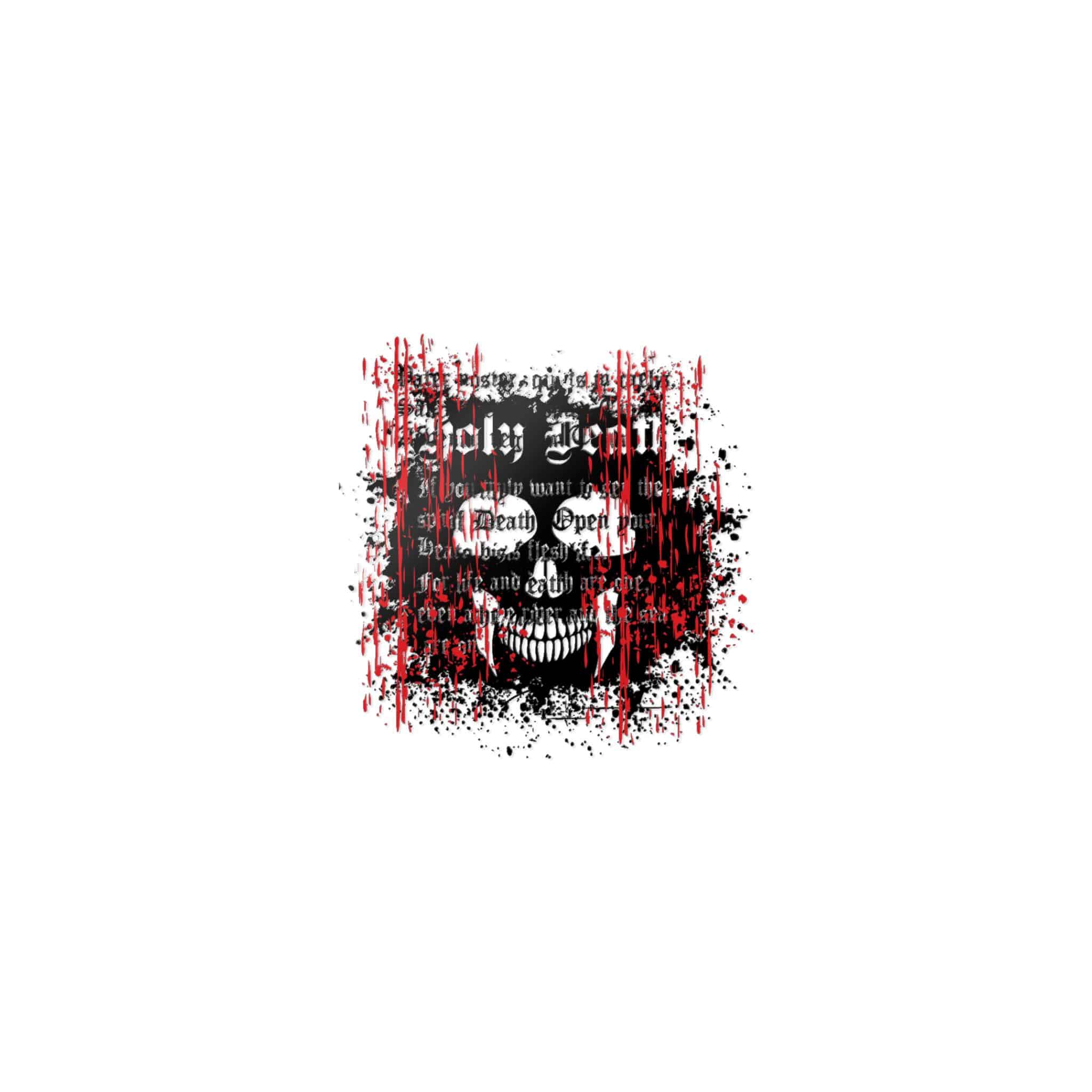 Gothic Sign With Skull Grunge Vintage Design T Shirts (22) Die Cut Stickers Dtf - Image 9