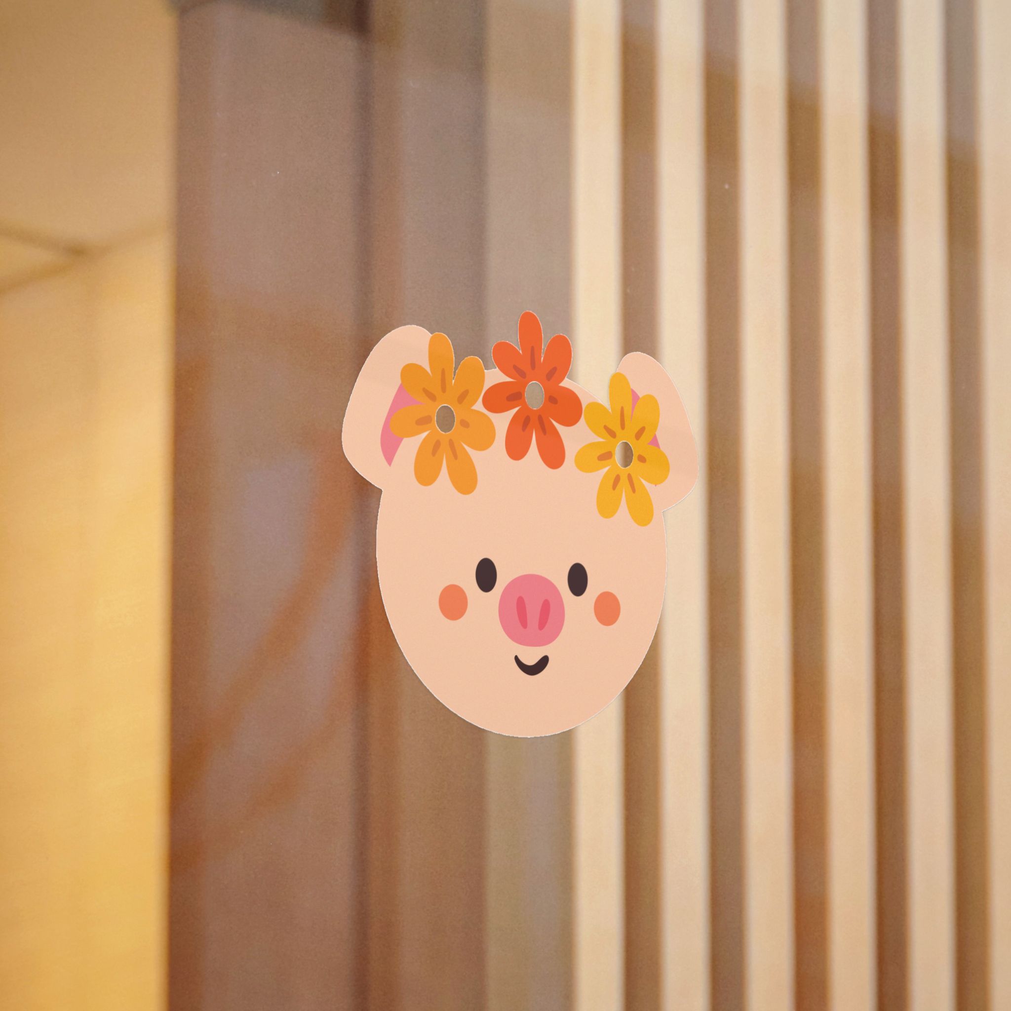 Cute Cartoon Art Nursery Room Decor(5) Die Cut Stickers Dtf - Image 12