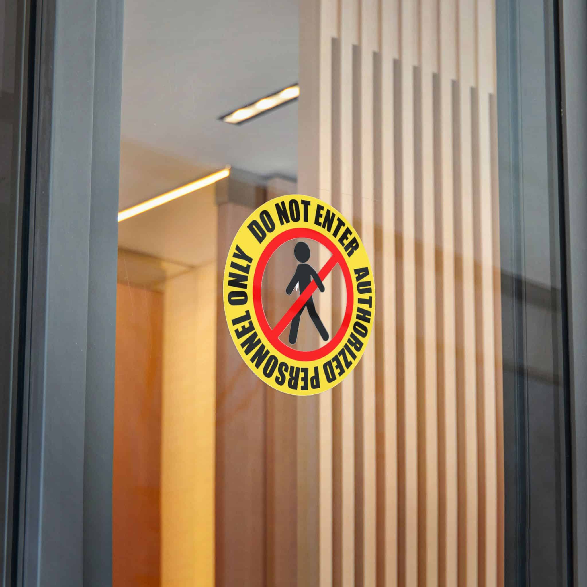 Personnel Only Die Cut Stickers Dtf - Image 26