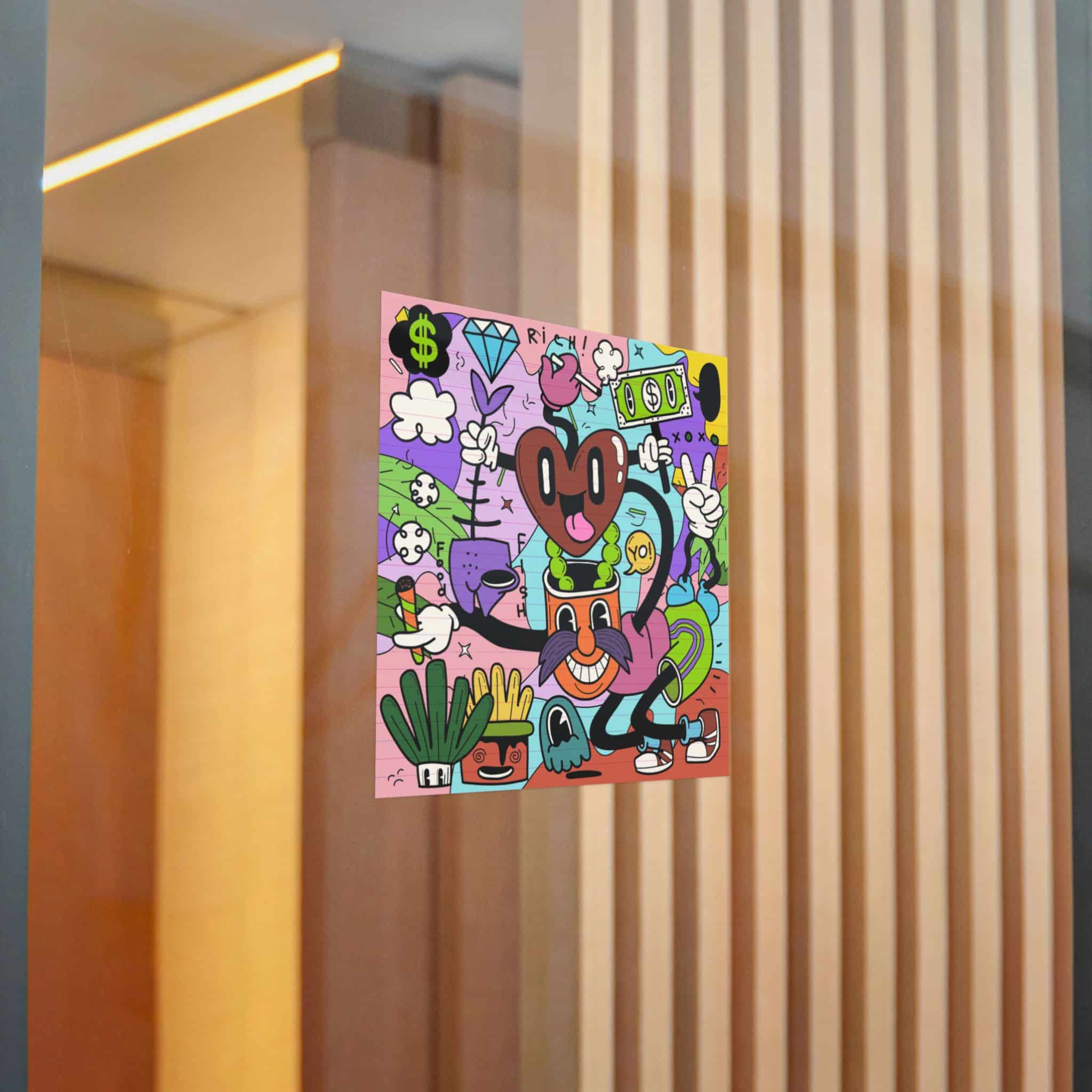 Funny Cute Comic Characters Die Cut Stickers Dtf - Image 16