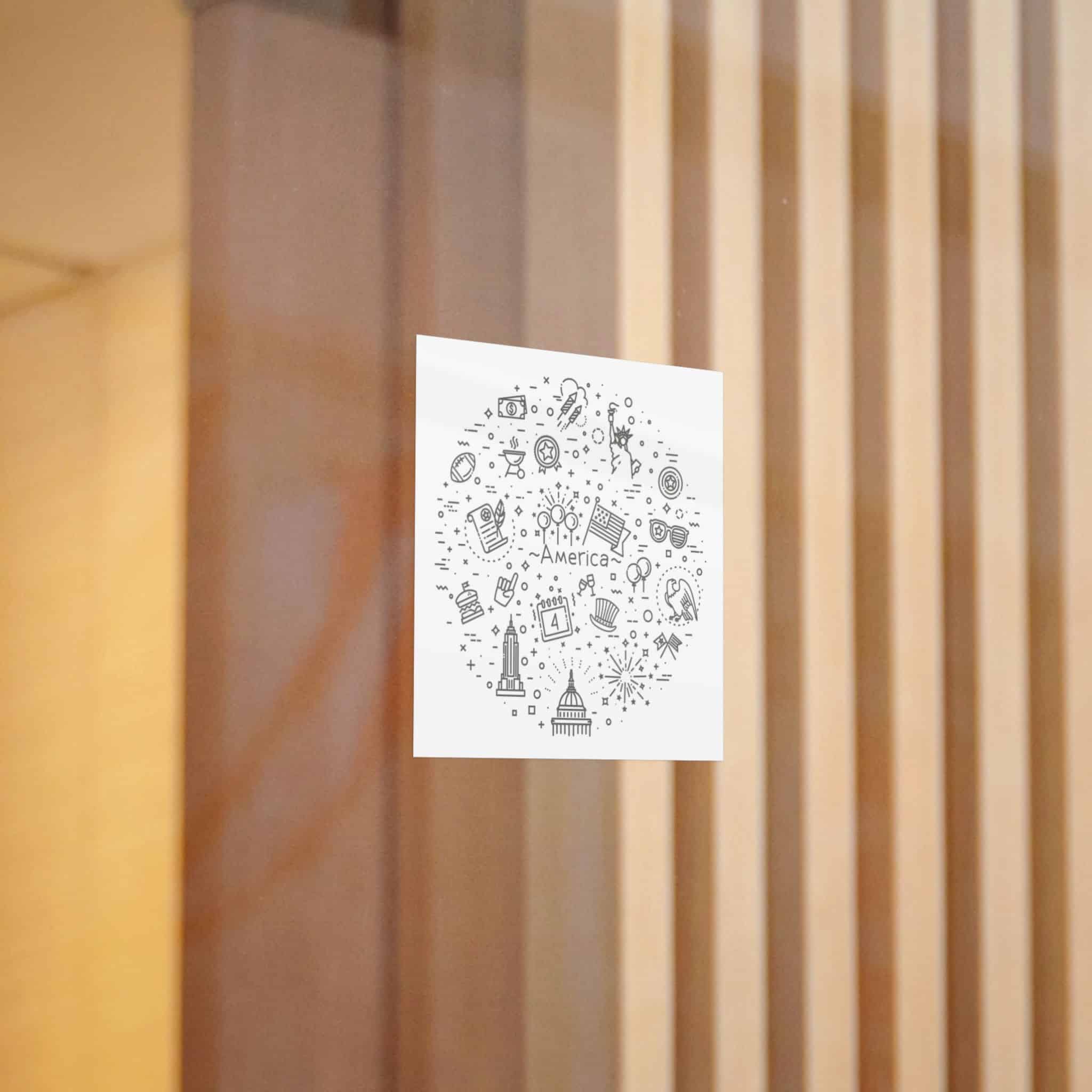 Independence Die Cut Stickers Dtf - Image 10