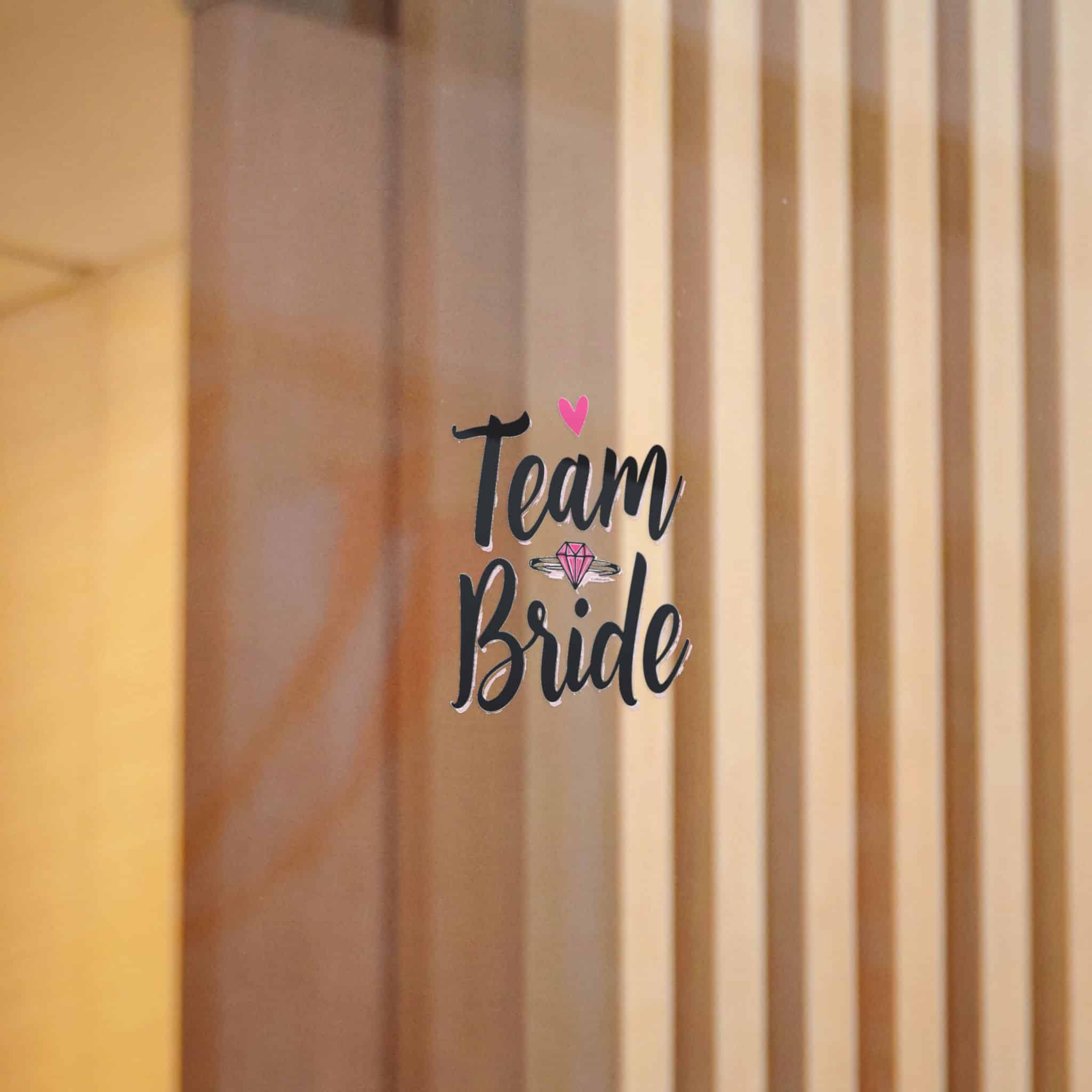 Team Bride Die Cut Stickers Dtf - Image 10